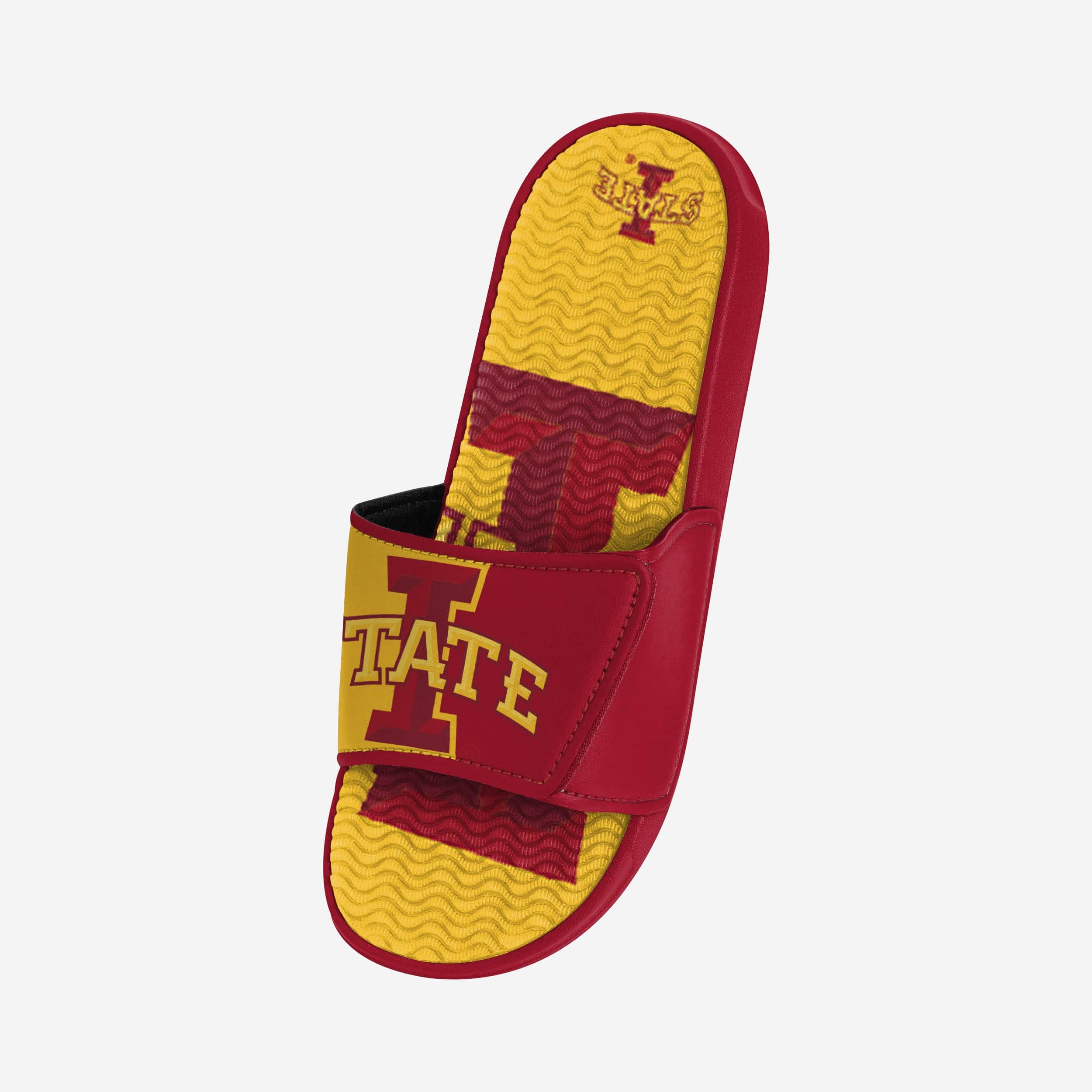 Iowa State Cyclones Colorblock Big Logo Gel Slides - Show Your Team Spirit!