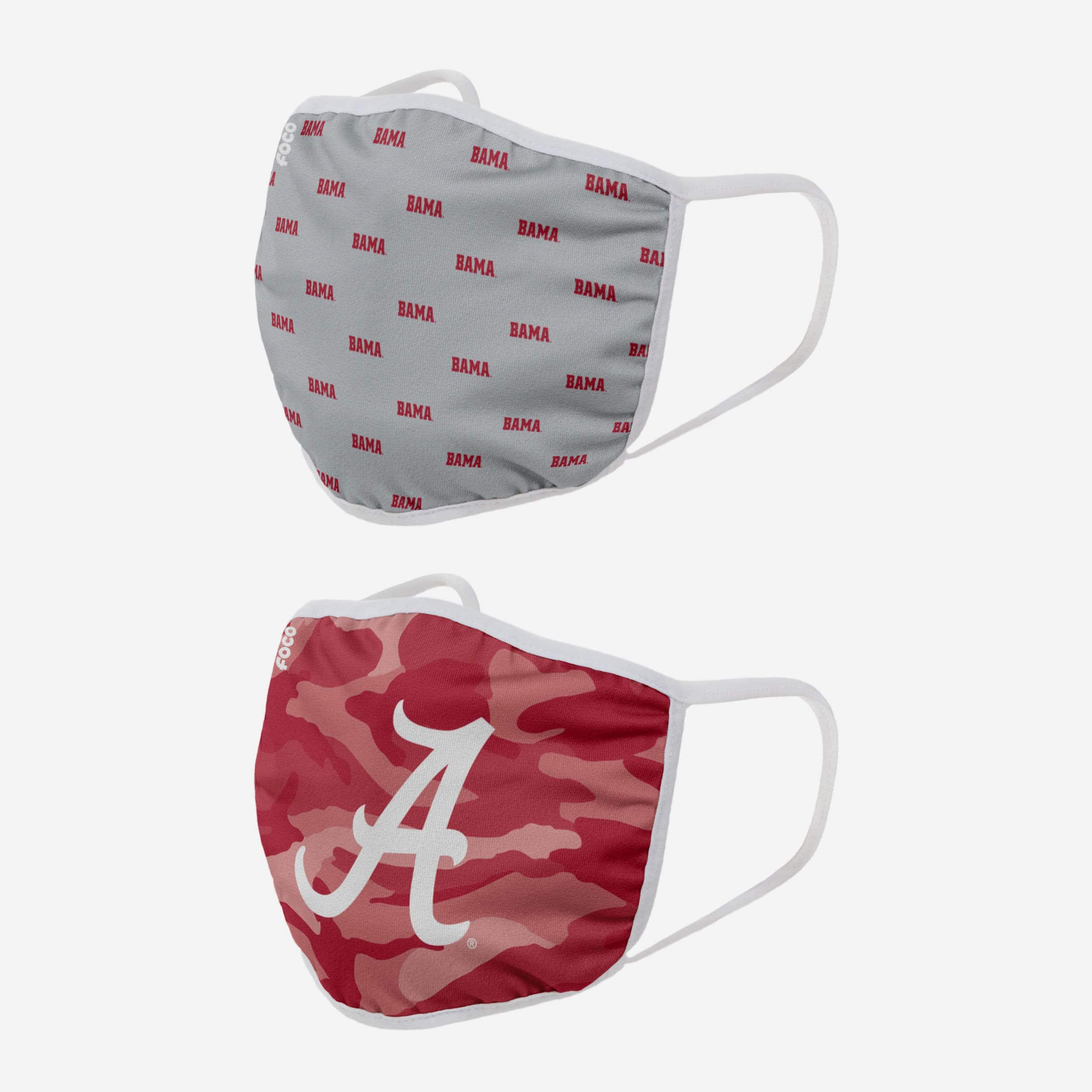 Alabama Crimson Tide 2-Pack Face Cover - Show Your Team Spirit!