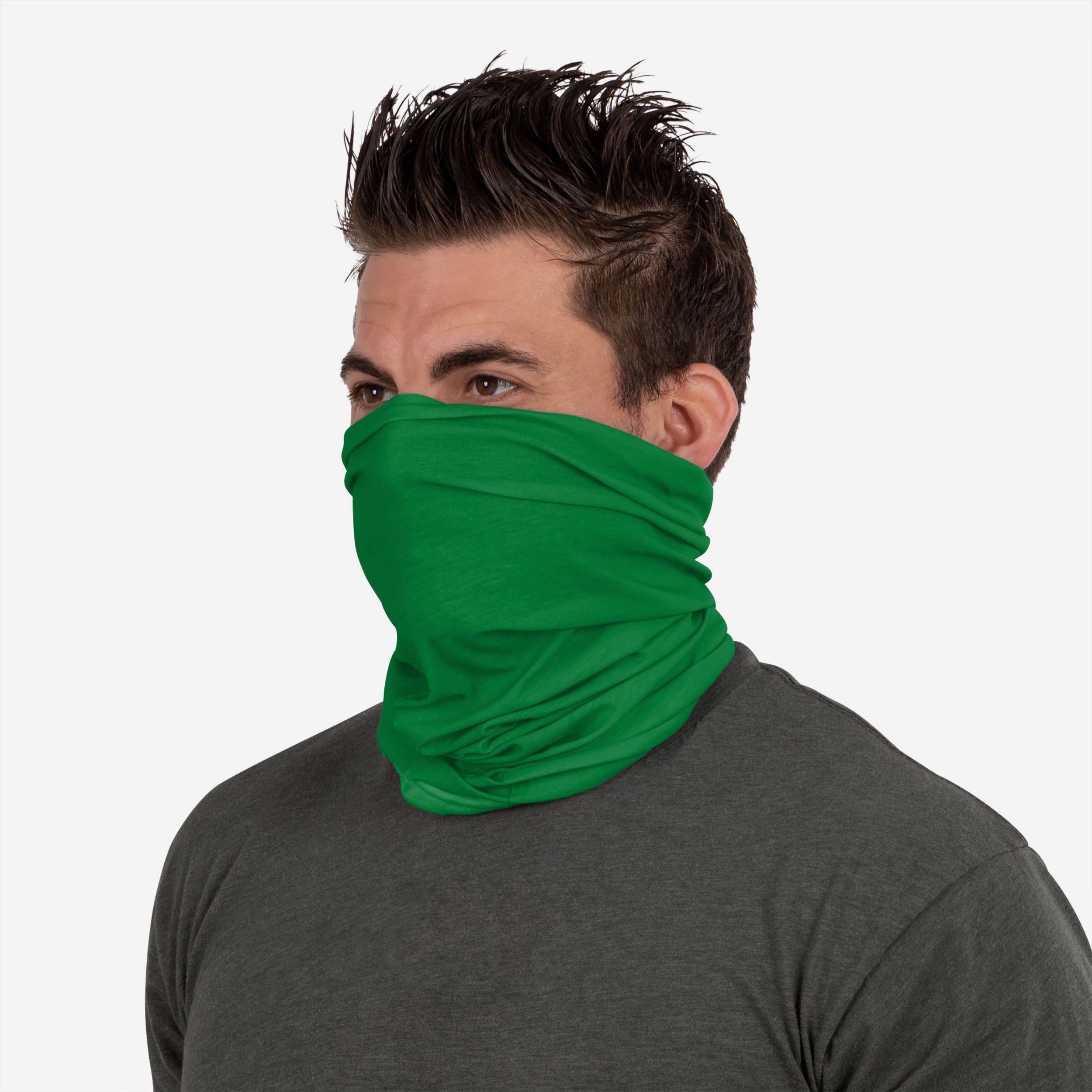 North Texas Mean Green Bold Logo Gaiter Scarf - Represent Your Team in Style!