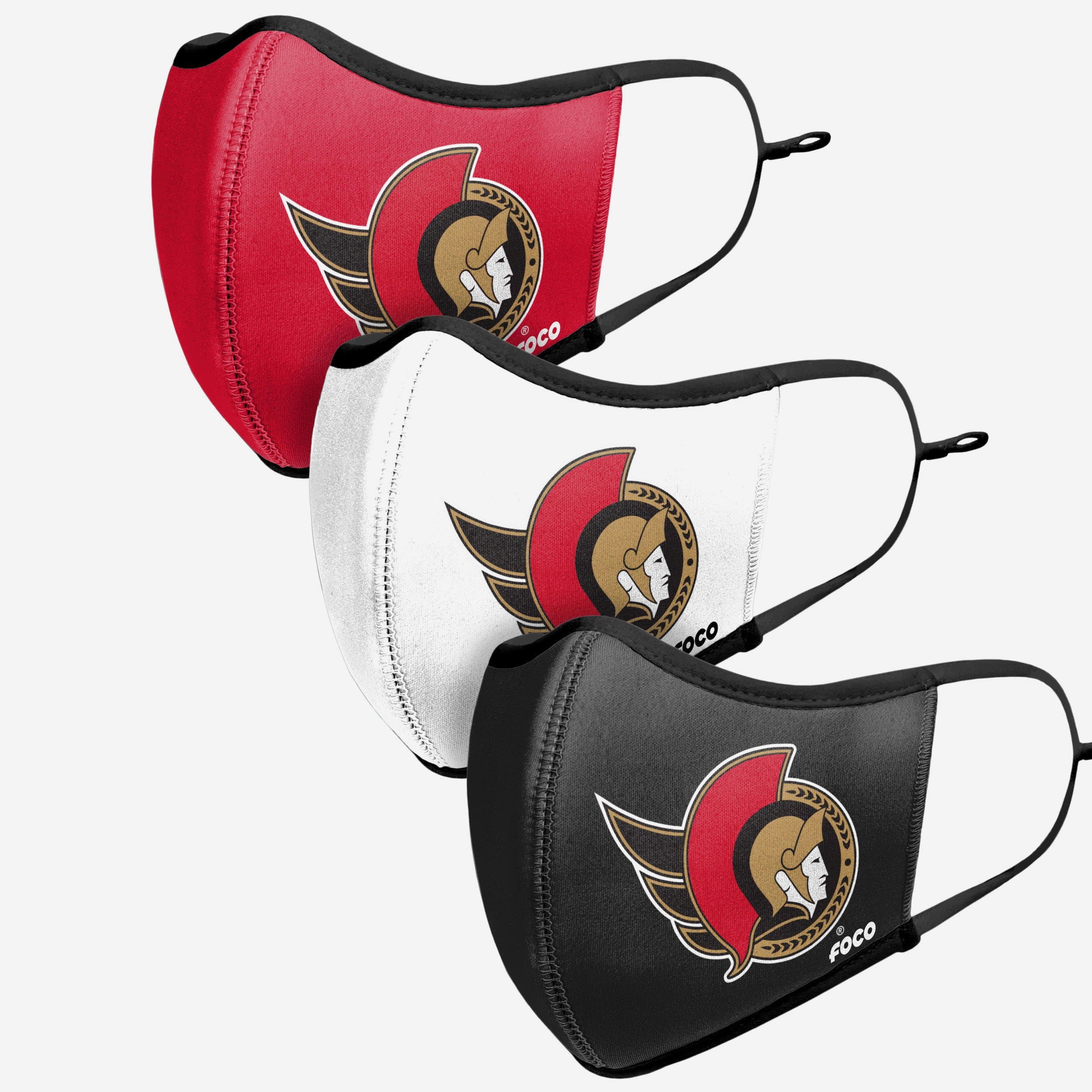 Ottawa Senators 3-Pack Fashionable Sports Face Covers