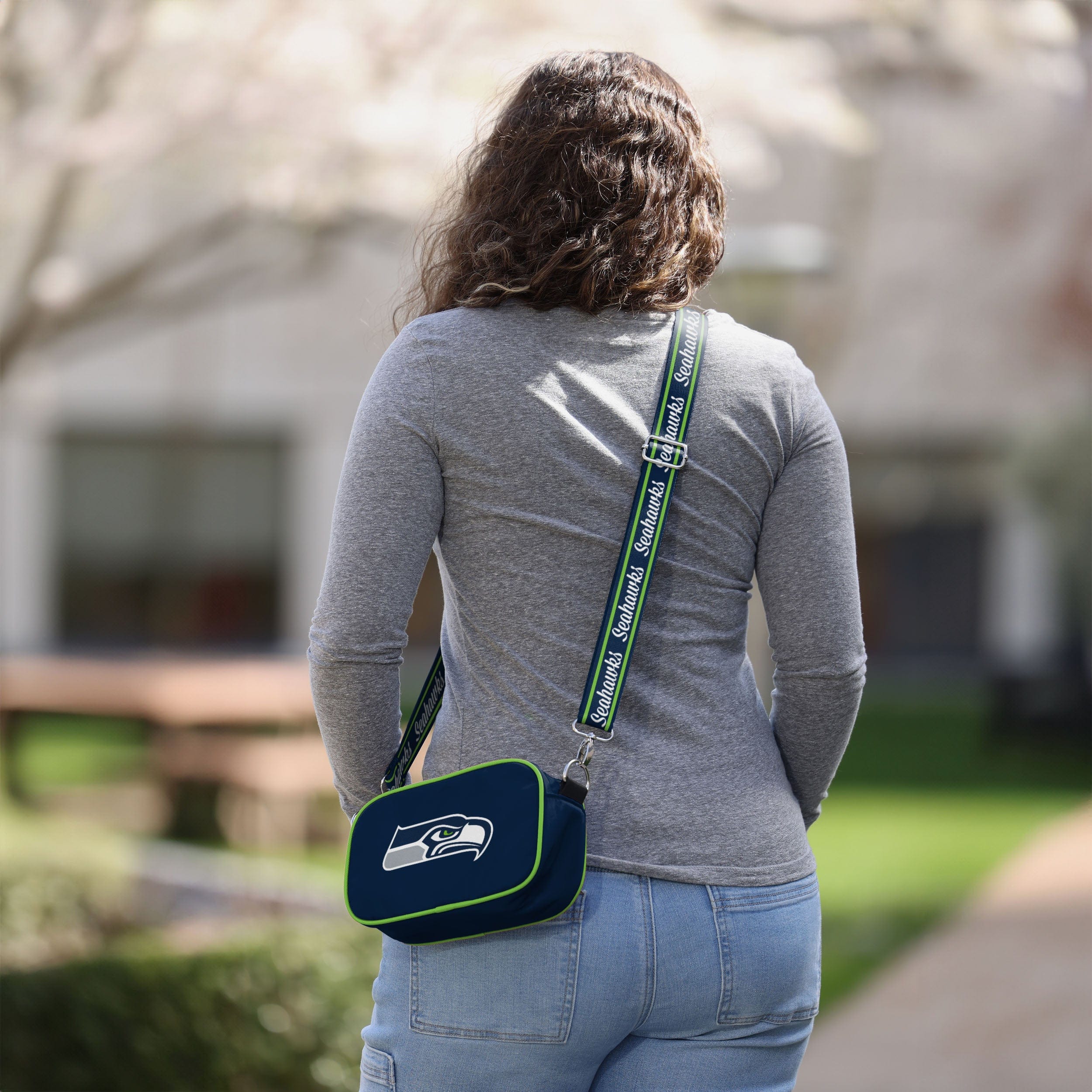 Seattle Seahawks Team Logo Crossbody Bag - Show Your Team Spirit!