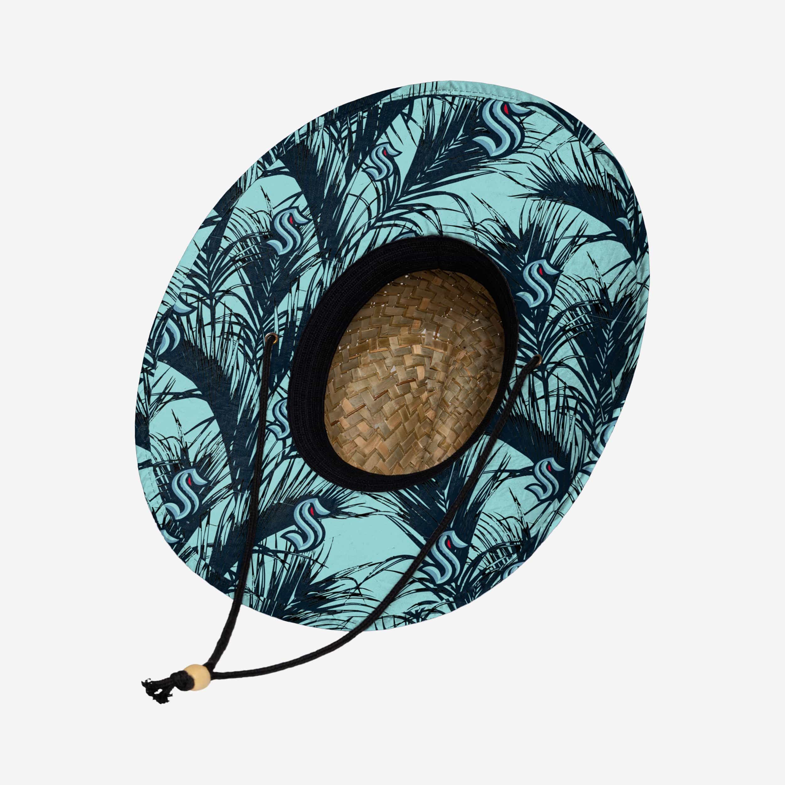 Hot Summer Must-Have: Seattle Kraken Floral Straw Hat