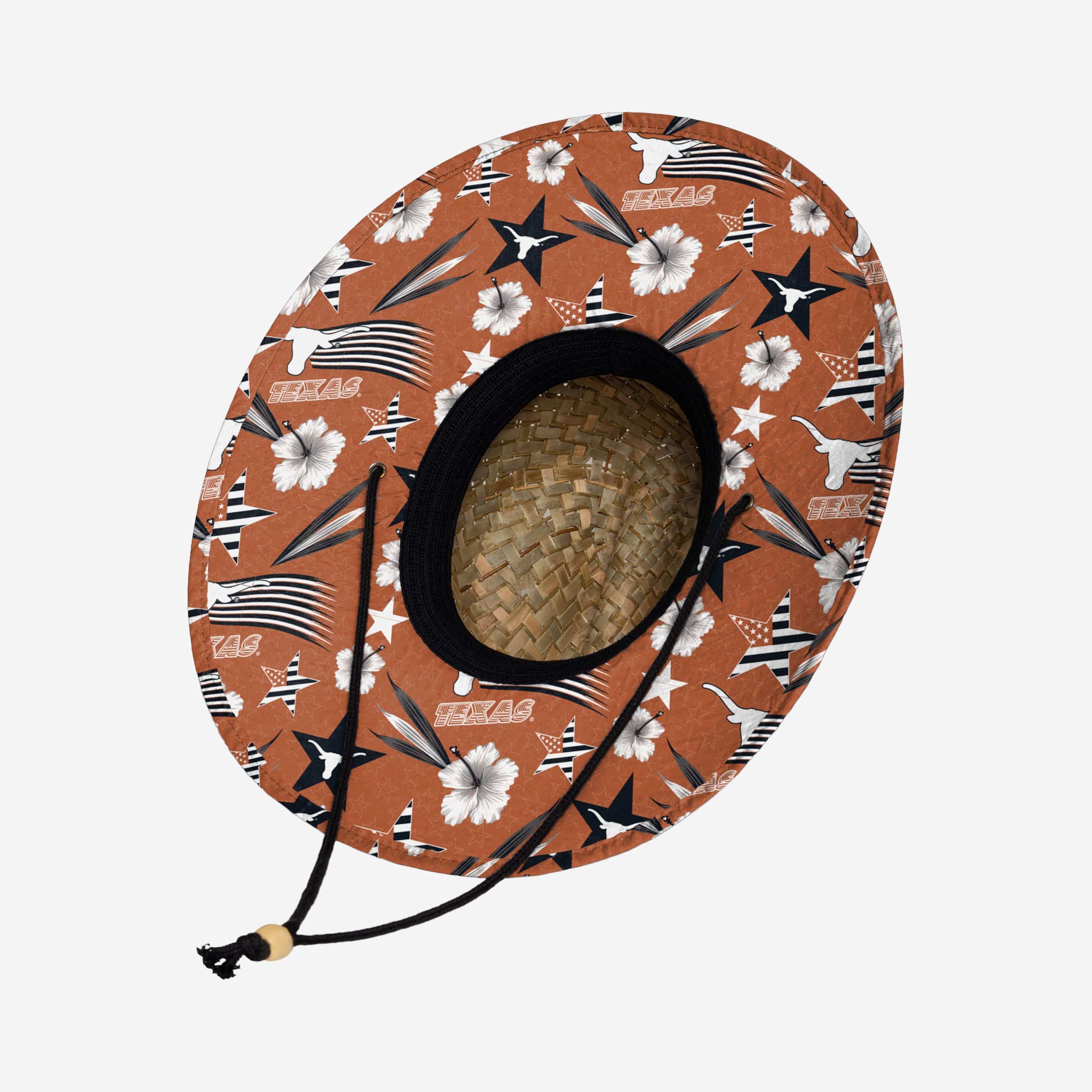 Sizzlin' Texas Longhorns Americana Straw Hat for Hot Summers