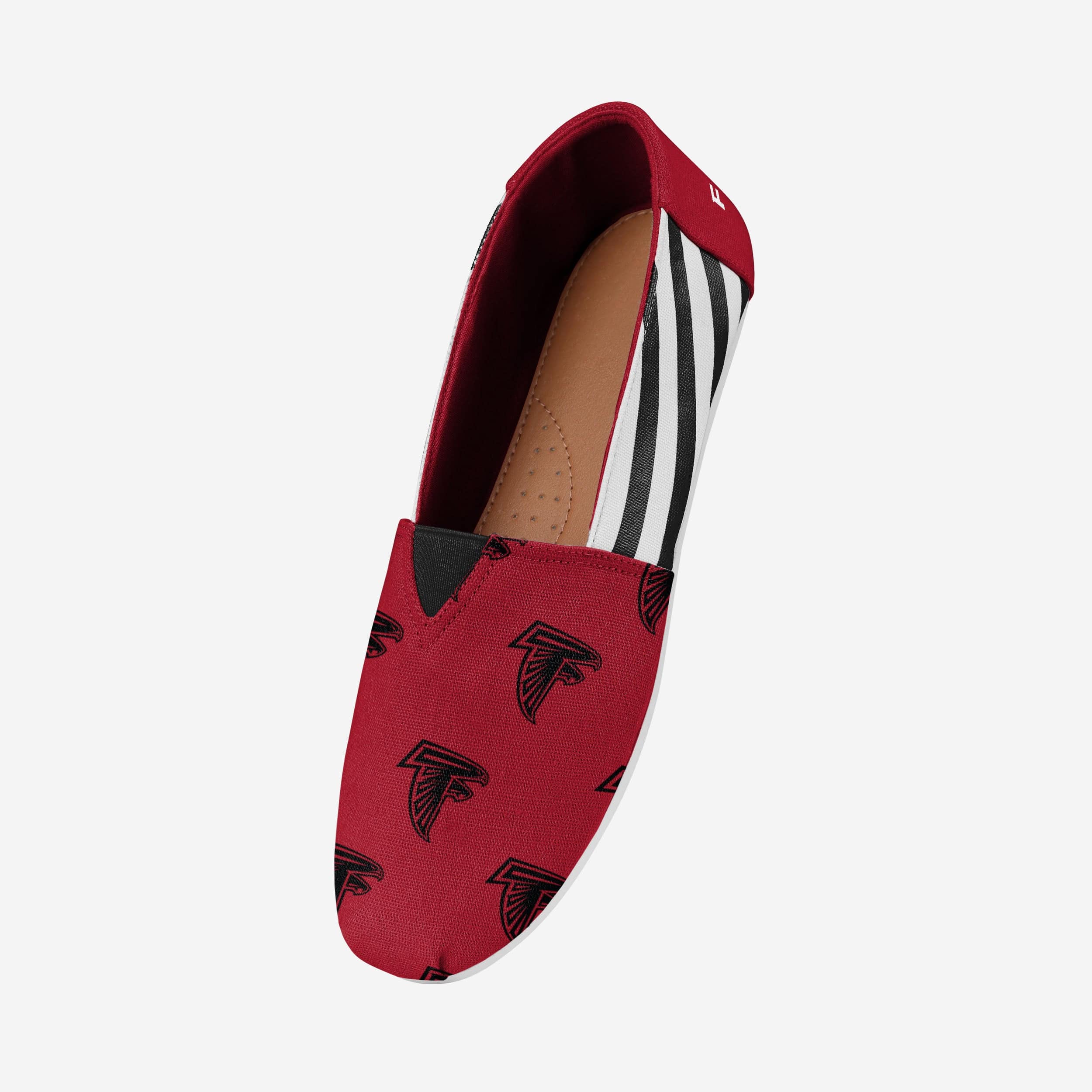 Stylish Atlanta Falcons Women's Stripe Canvas Shoes