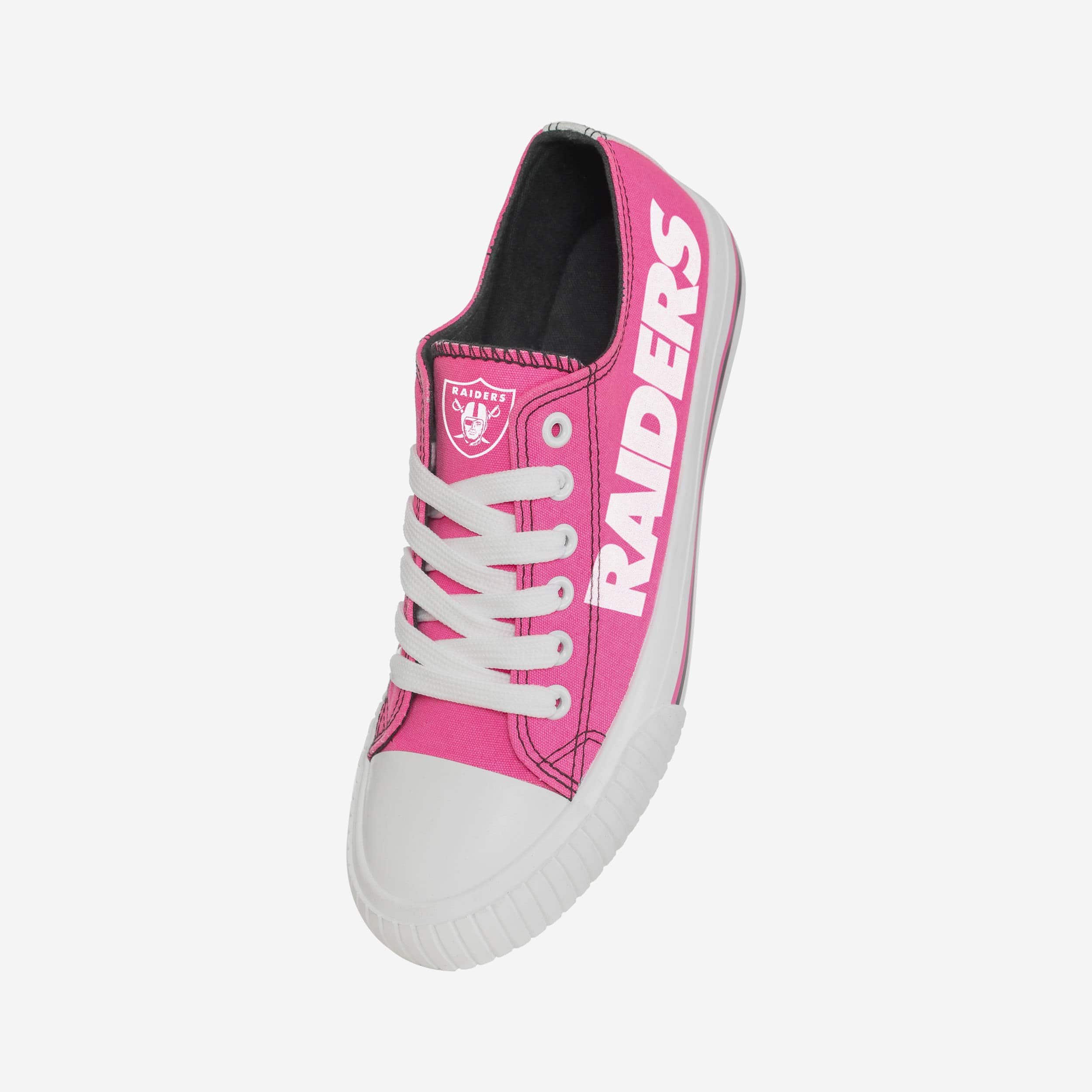 Las Vegas Raiders Women's Stylish Low-Top Canvas Shoes