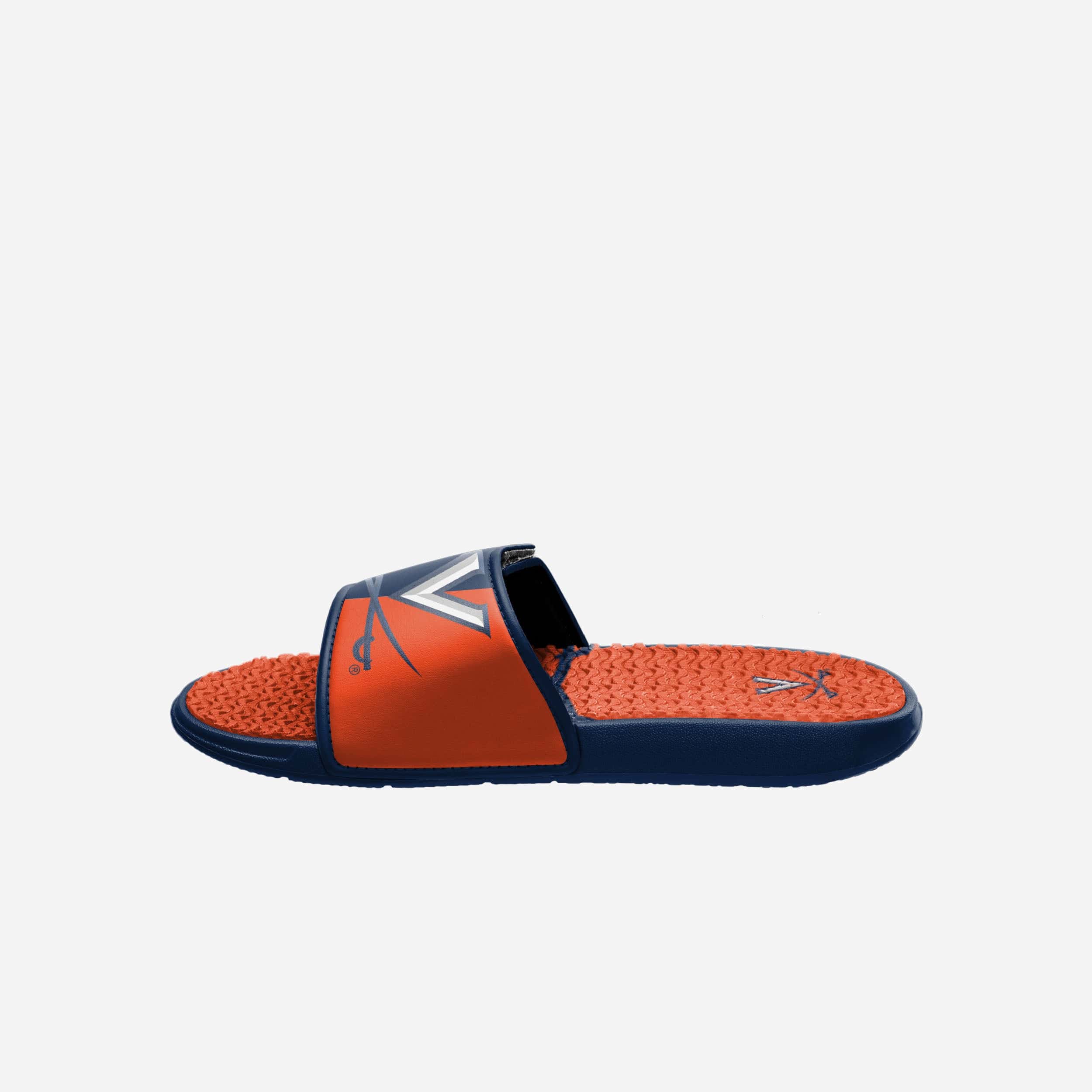 Virginia Cavaliers Colorblock Big Logo Gel Slides - Show Your Team Spirit!