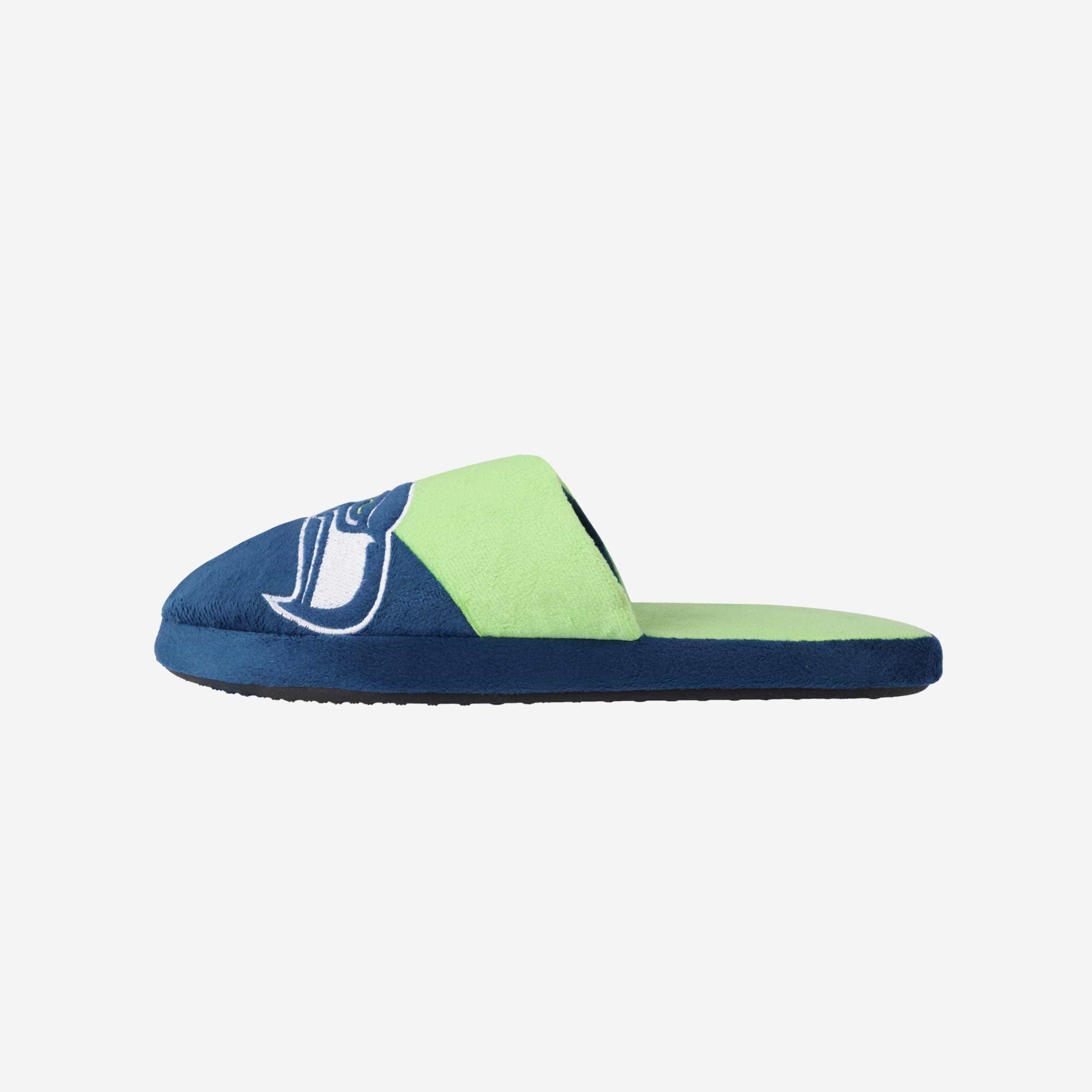 Seattle Seahawks Colorblock Slide Slippers - Show Your Team Pride!