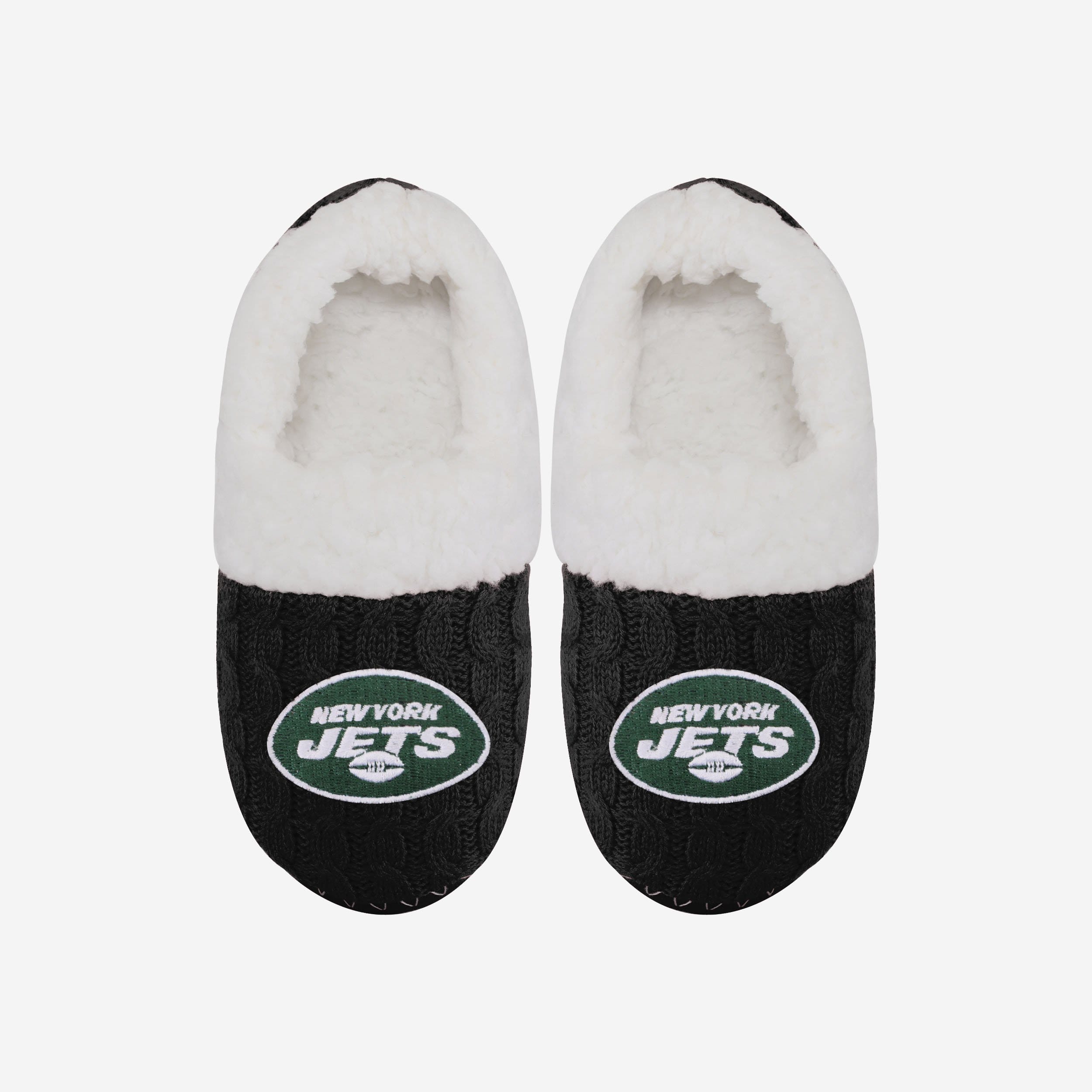 New York Jets Women's Team Color Moccasin Slippers - Stay Warm in Style!