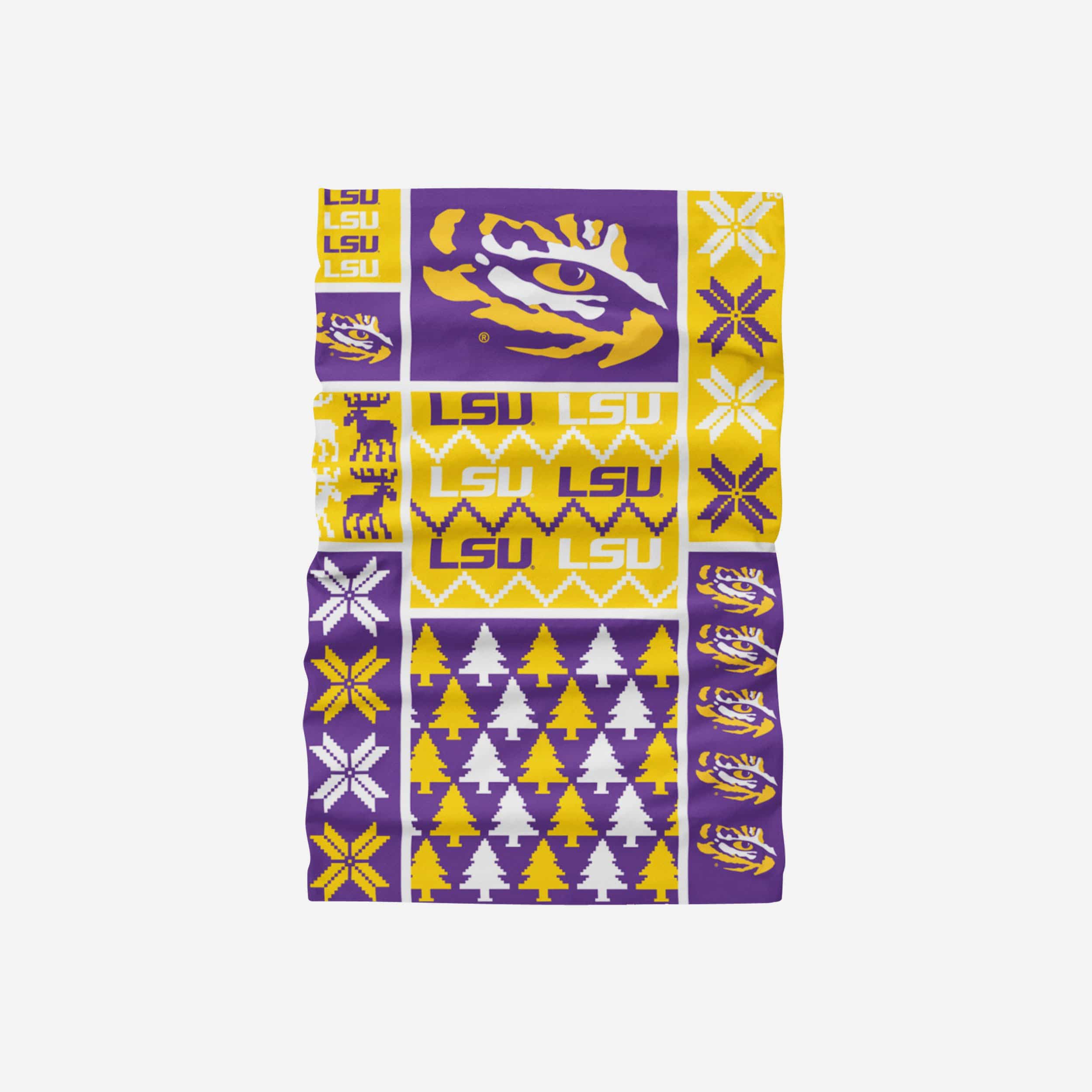 LSU Tigers Ultimate Gaiter Scarf: Show Your Team Spirit!