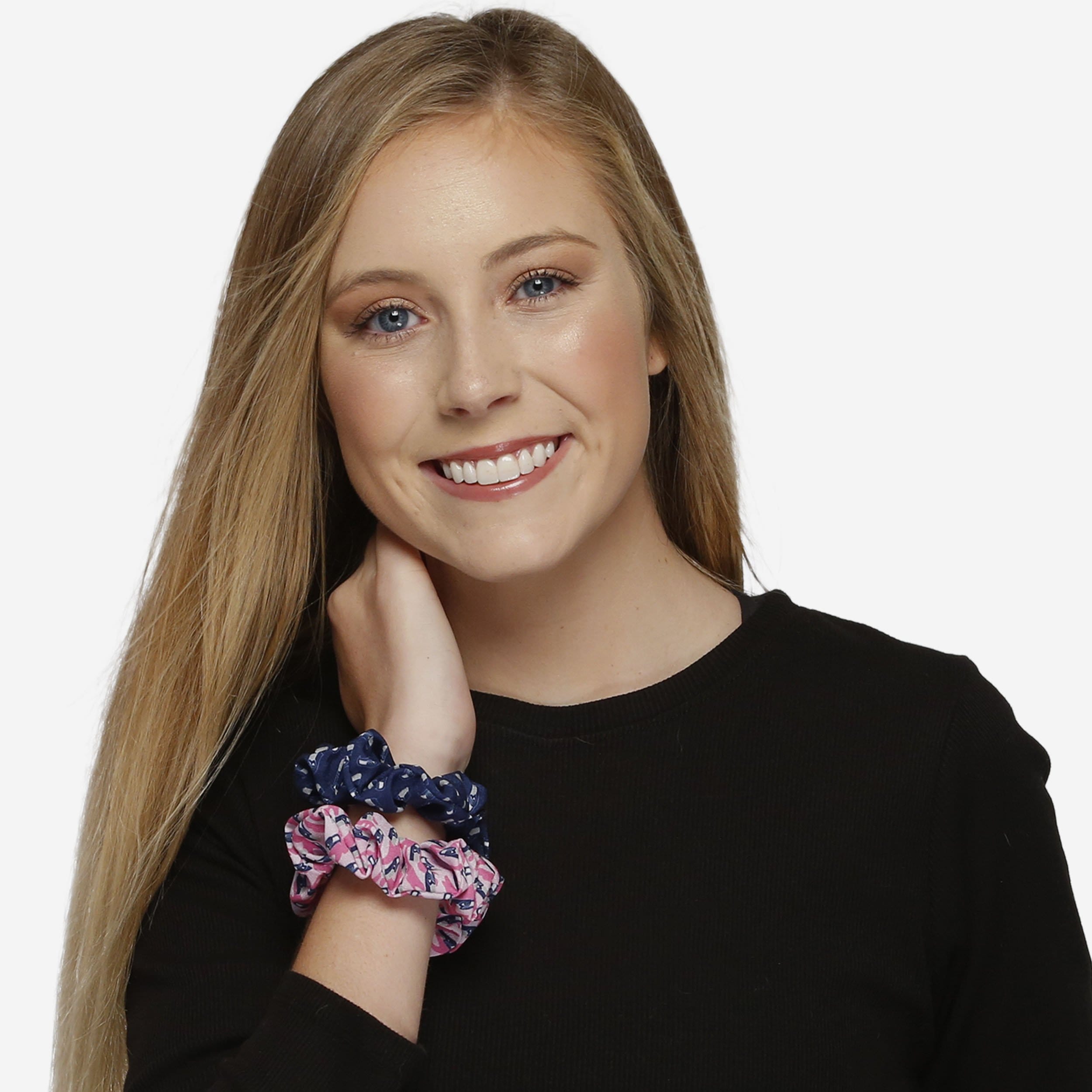 Seattle Seahawks Mini Print 3-Pack Hair Scrunchies - A Must-Have for Fans!