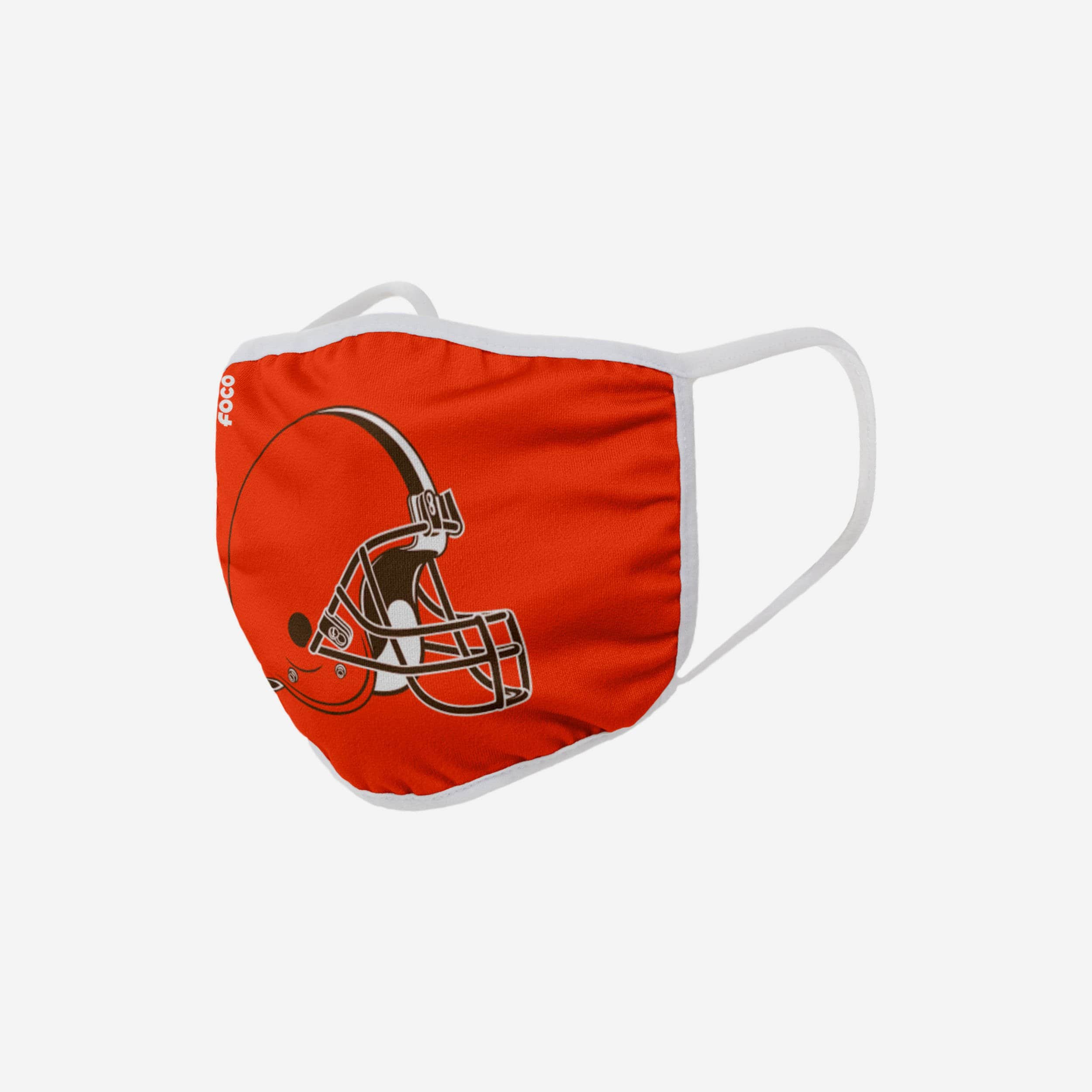 Cleveland Browns Solid Big Logo Face Cover - Show Your Team Pride!