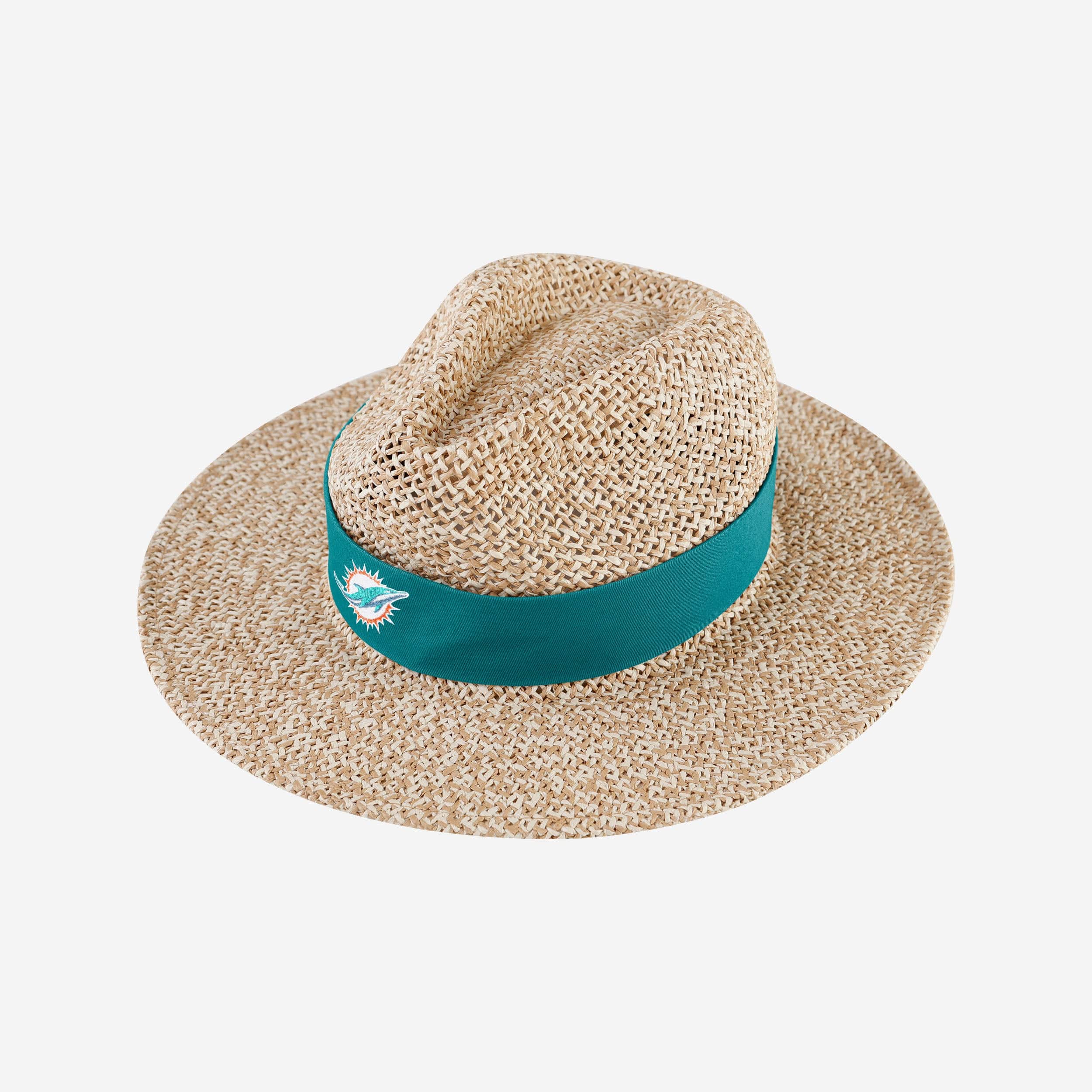 Miami Dolphins Stylish Banded Straw Hat