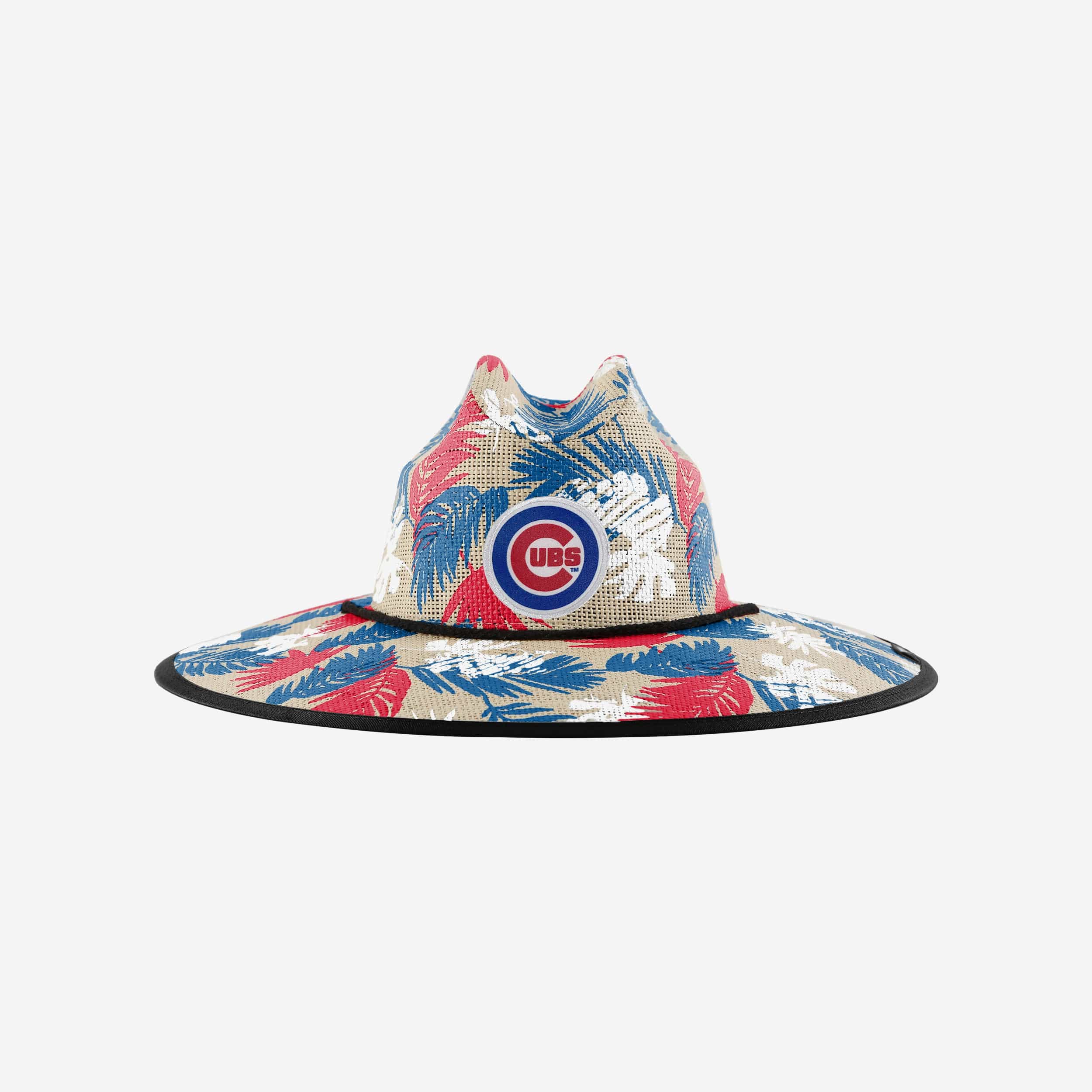 Gorgeous Chicago Cubs Floral Straw Hat - A Must - Have for Fans!