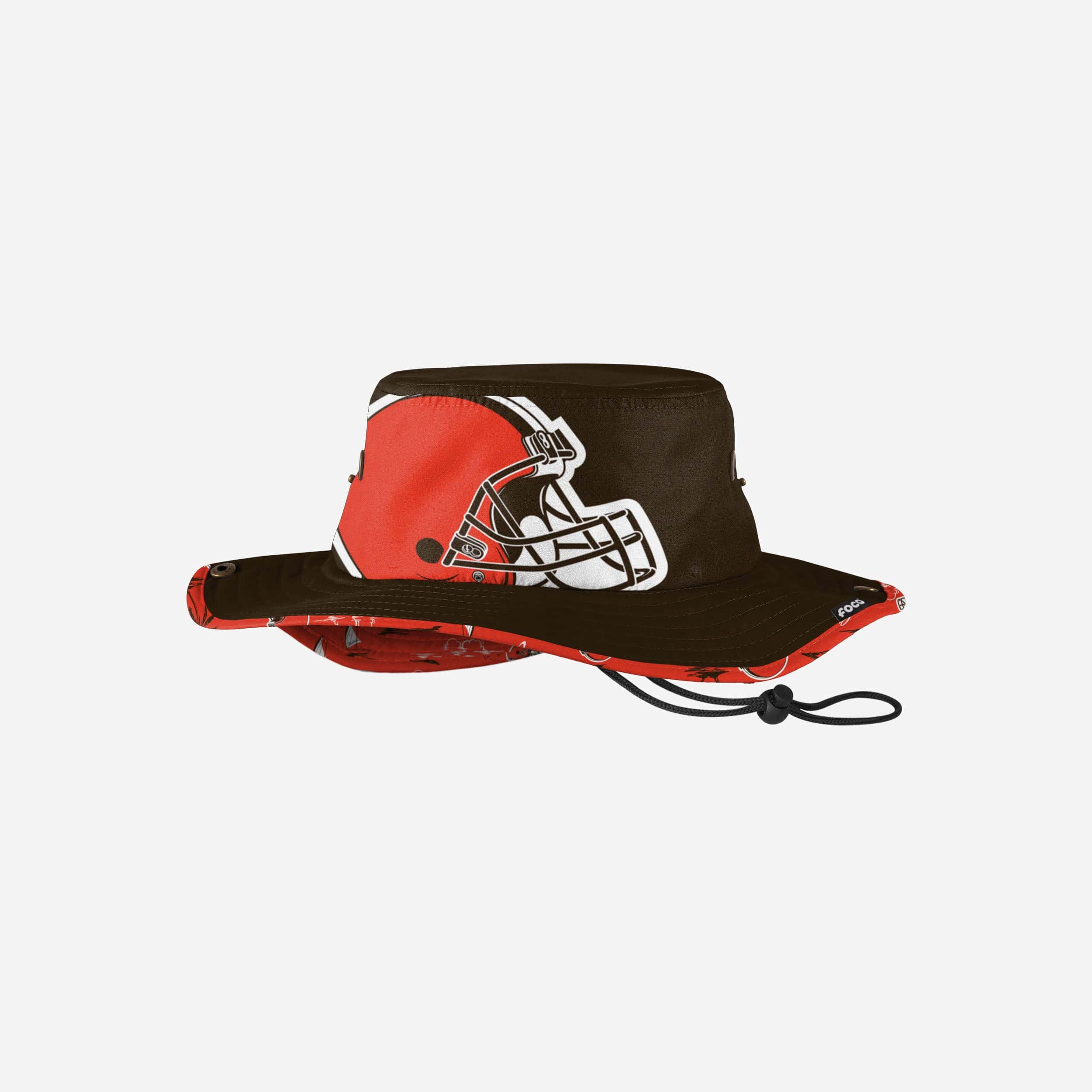 Cleveland Browns Stylish Cropped Big Logo Hybrid Boonie Hat