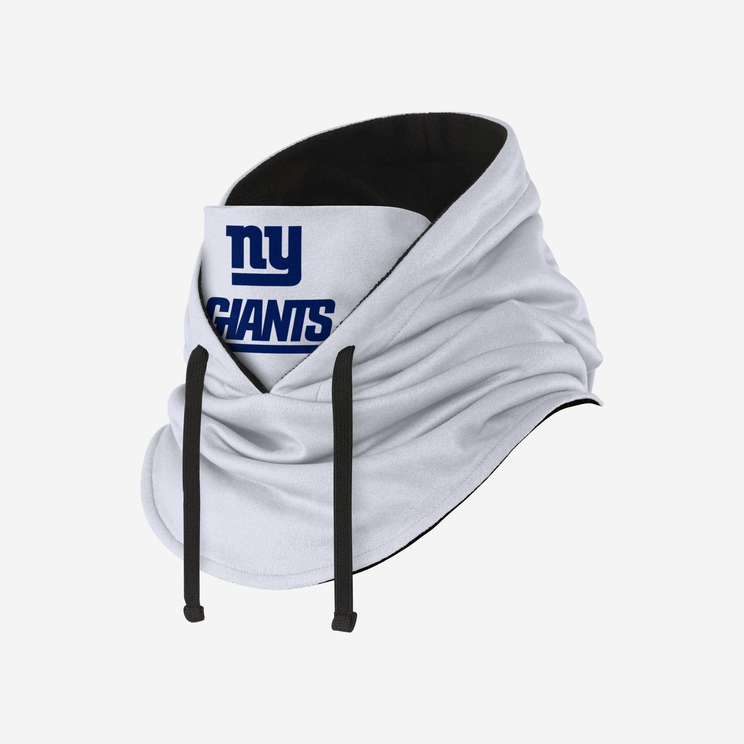 New York Giants White Drawstring Hooded Gaiter - Your Ultimate Winter Essential