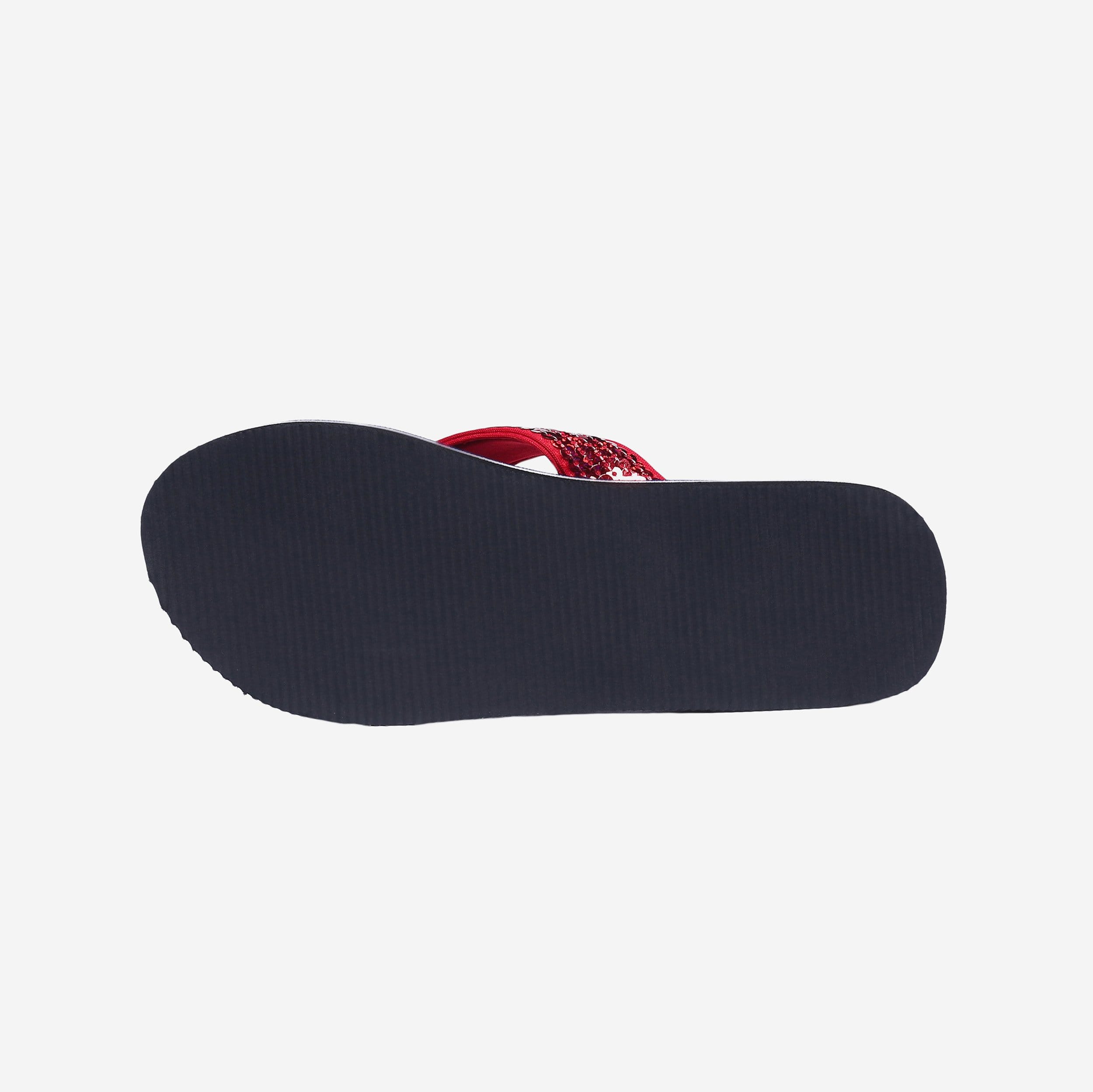 Glamorous Houston Texans Women's Sequin Flip Flops