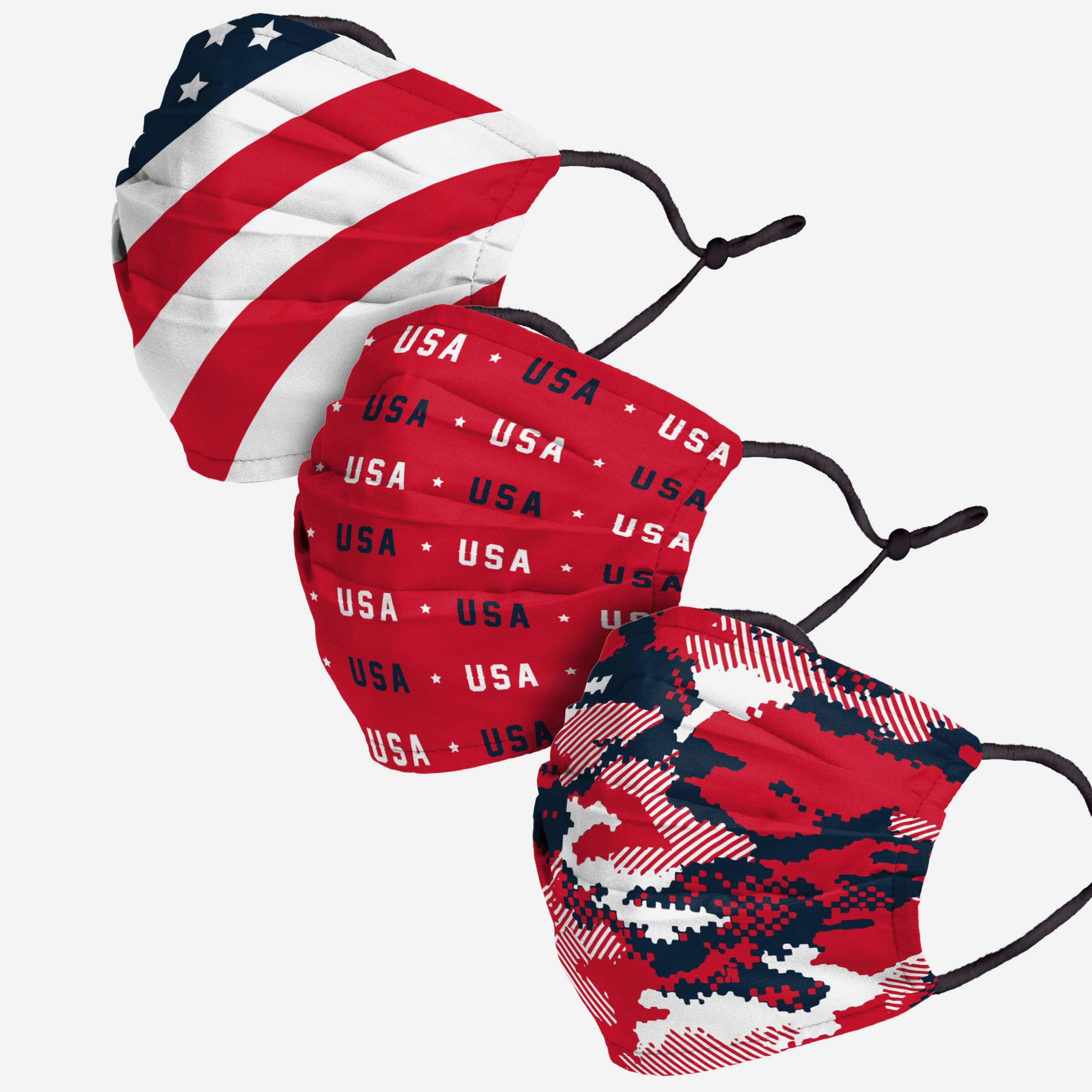 Freedom Adjustable 3-Pack Stylish Face Covers