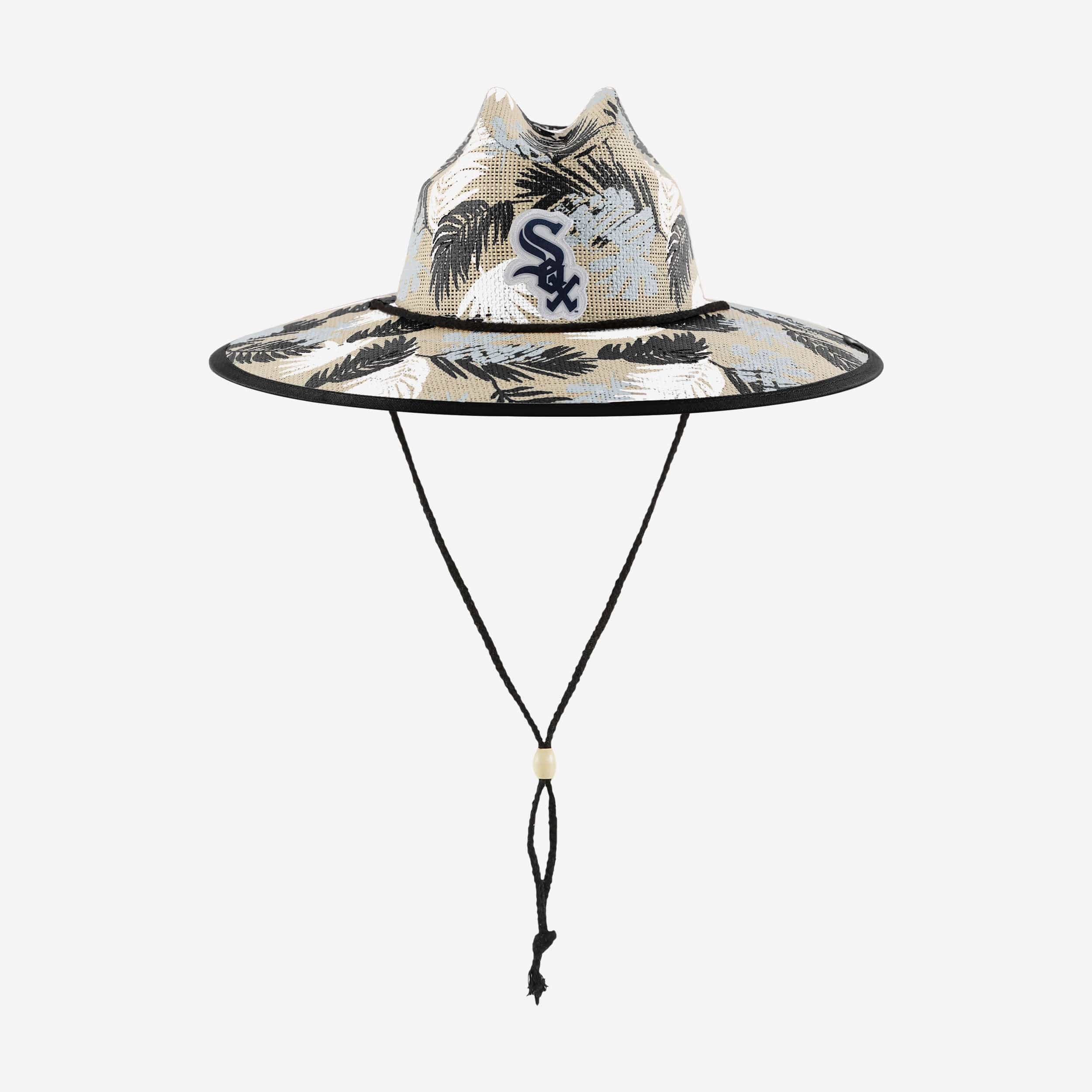 Stylish Chicago White Sox Floral Straw Hat - A Must - Have for Summer Fans