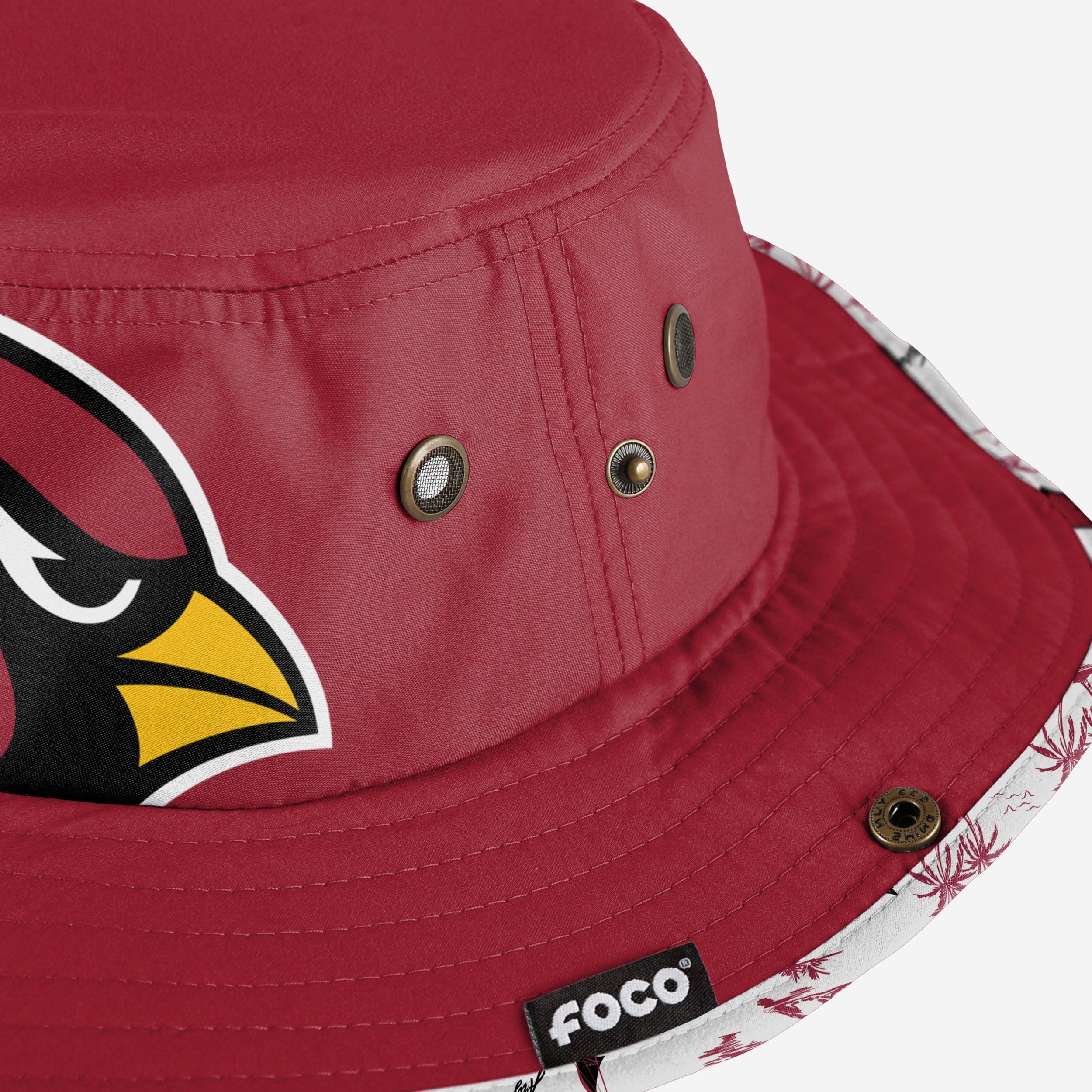 Arizona Cardinals Stylish Cropped Big Logo Hybrid Boonie Hat