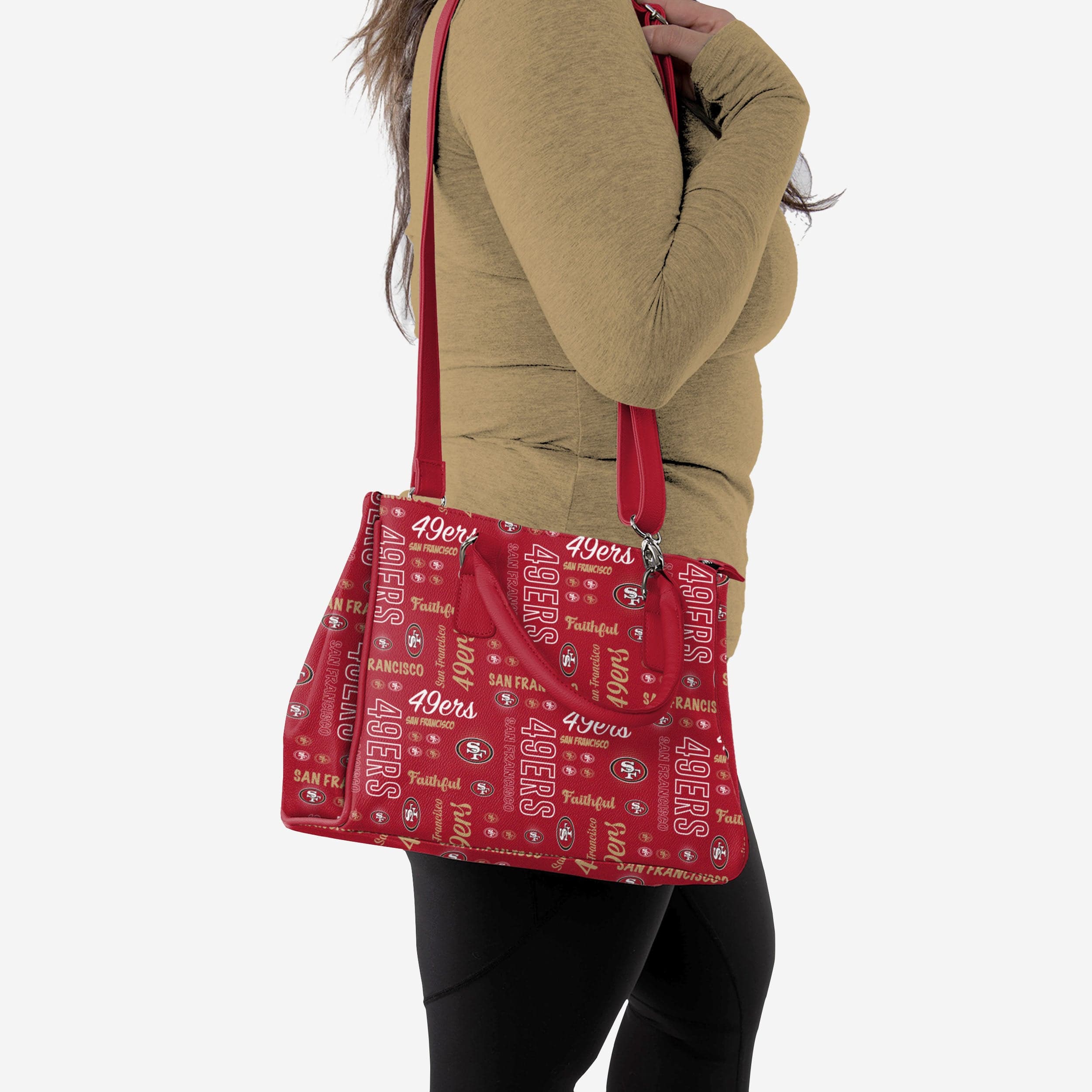 San Francisco 49ers Spirited Style Printed Collection Purse - Show Your Team Pride!