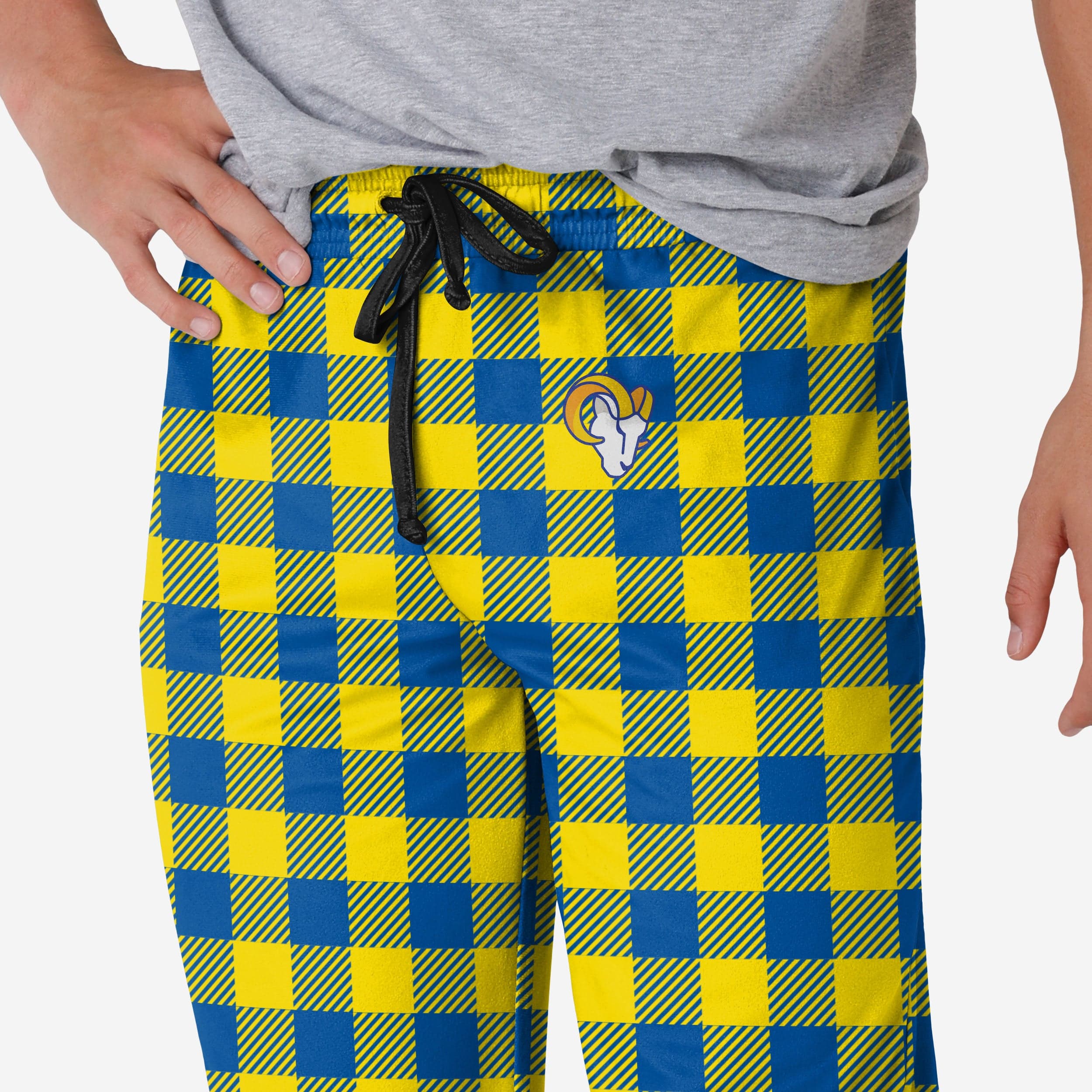 Stunning Los Angeles Rams Buffalo Check Lounge Pants