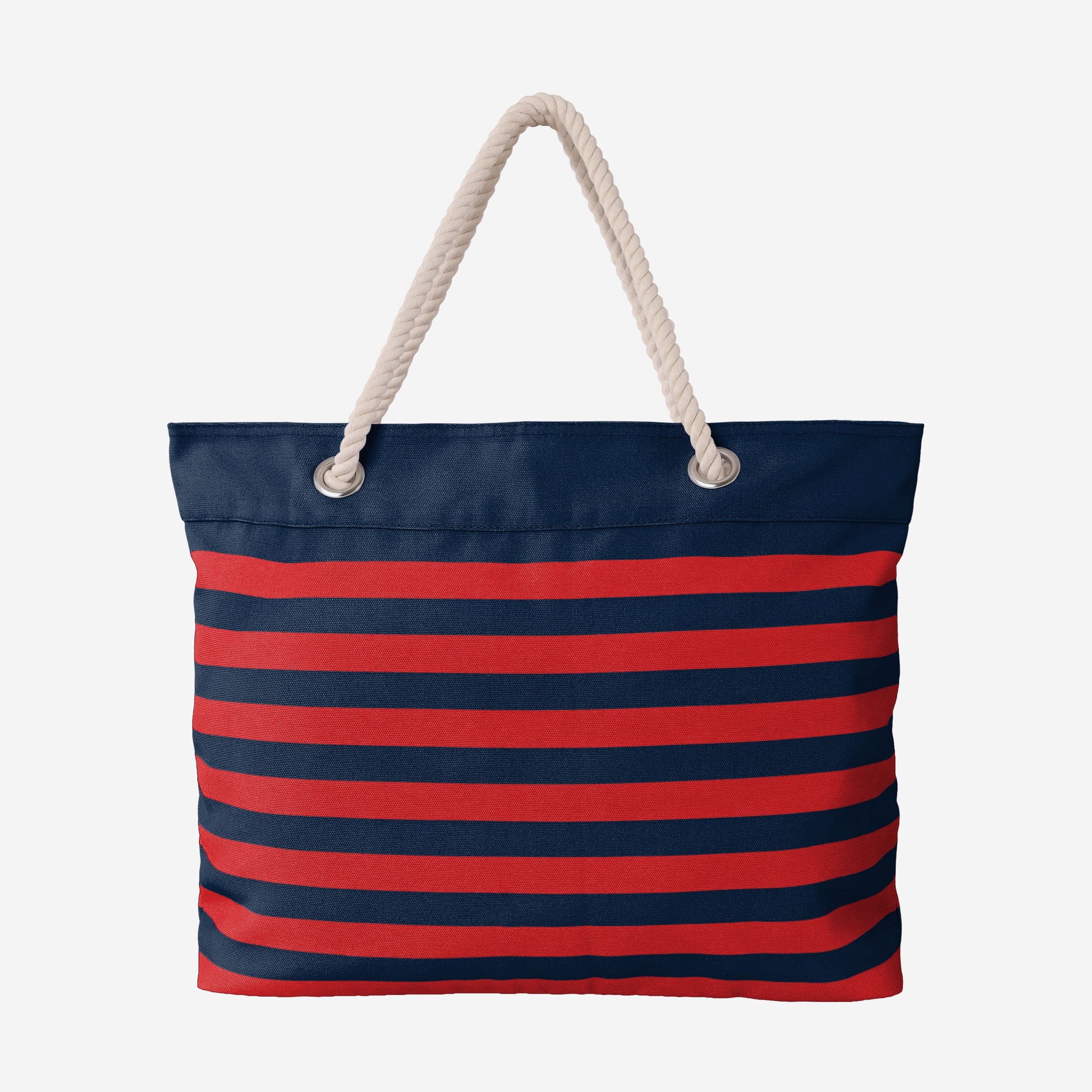 New England Patriots Nautical Stripe Tote Bag - Show Your Team Spirit!