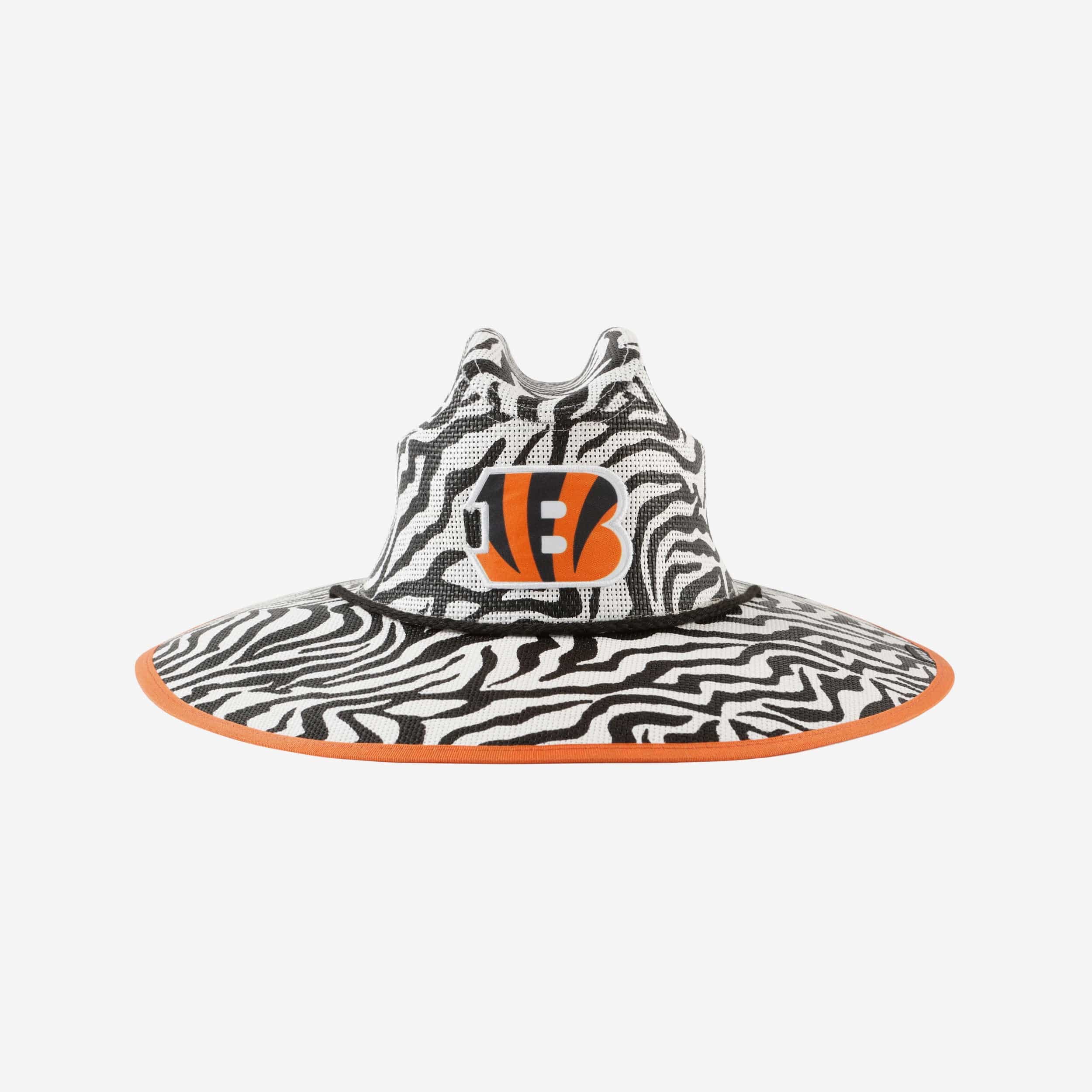 Cincinnati Bengals Themed Straw Hat - Show Your Team Spirit!