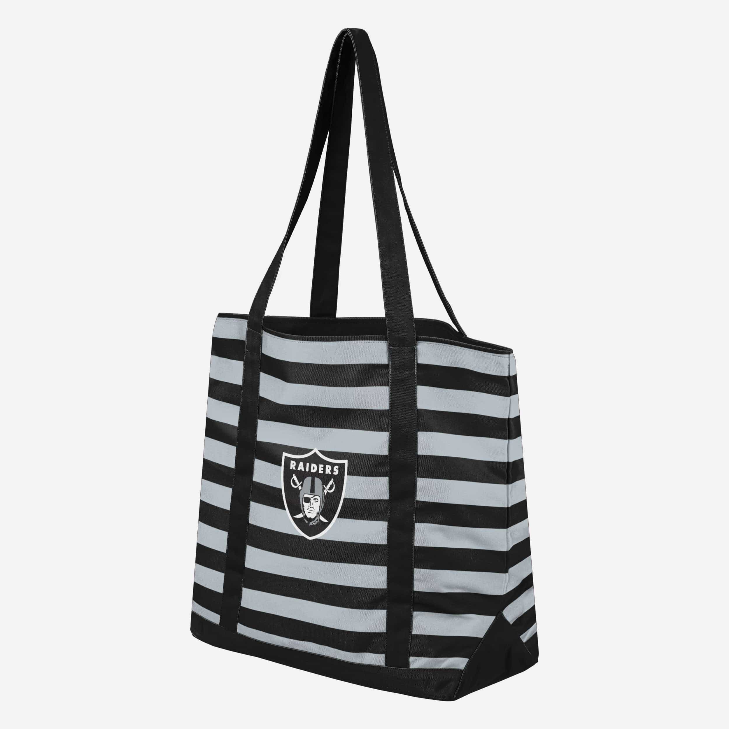 Epic Las Vegas Raiders Team Stripe Canvas Tote Bag