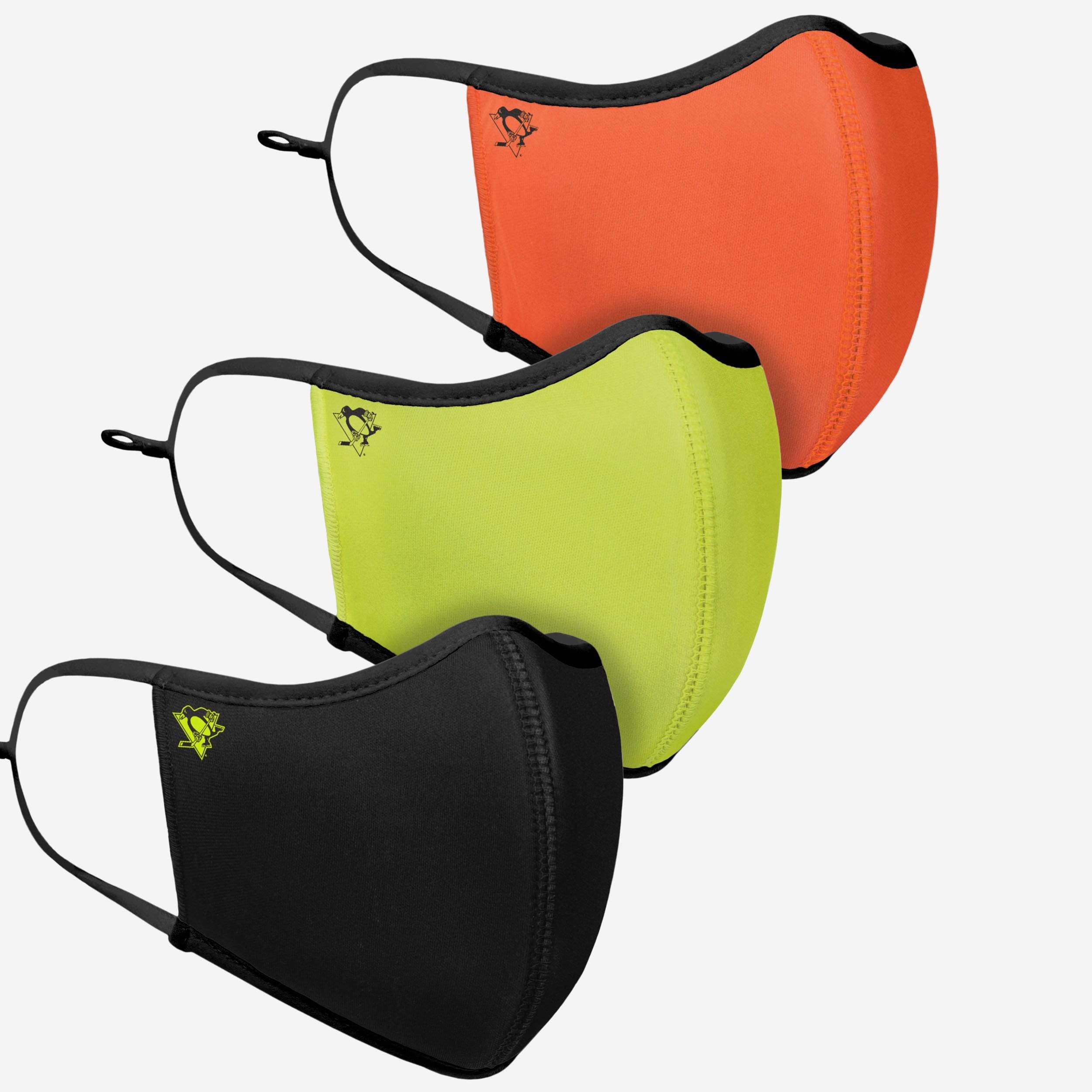 Pittsburgh Penguins 3-Pack Highlight Sports Face Covers