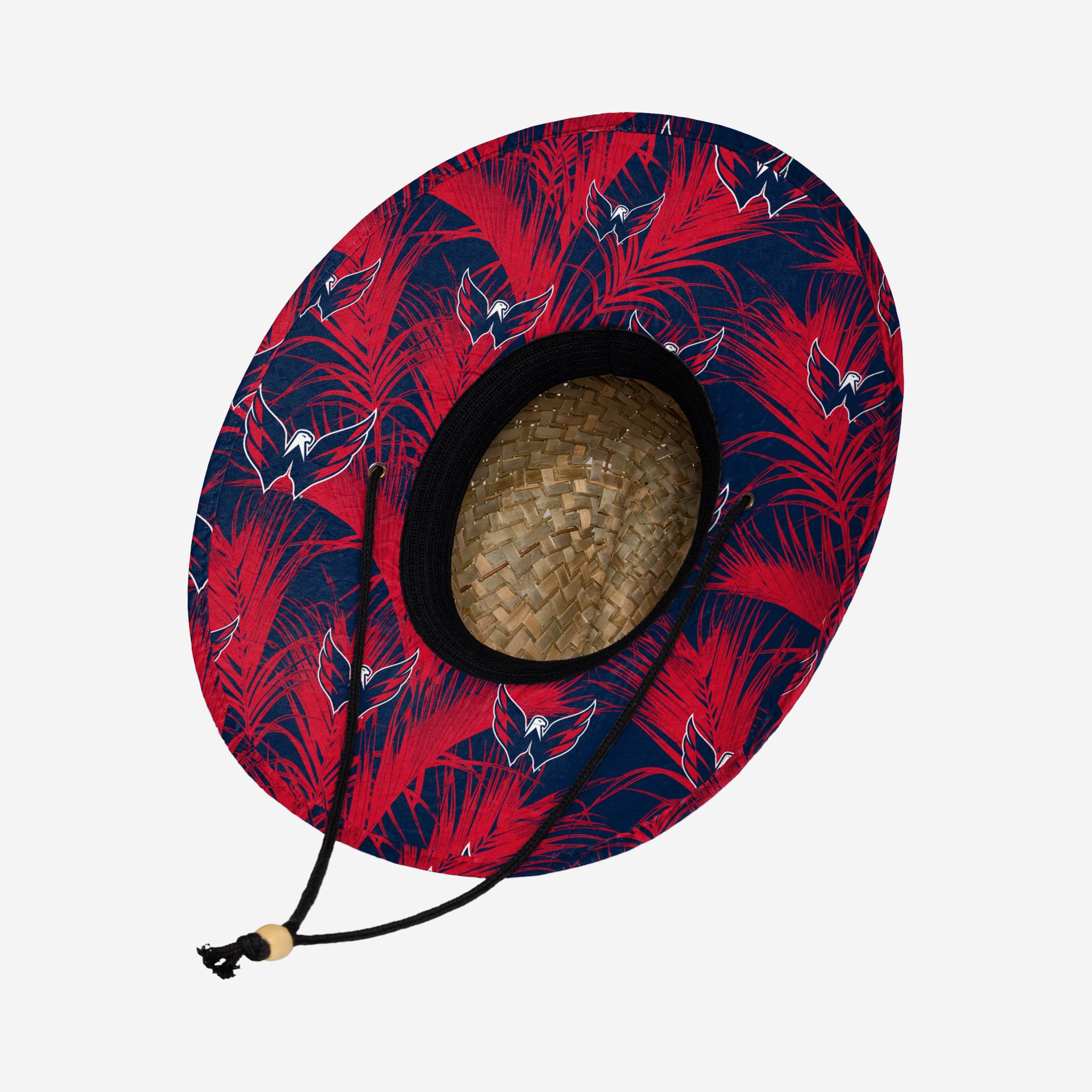 Washington Capitals Stylish Floral Straw Hat - Perfect for Summer!