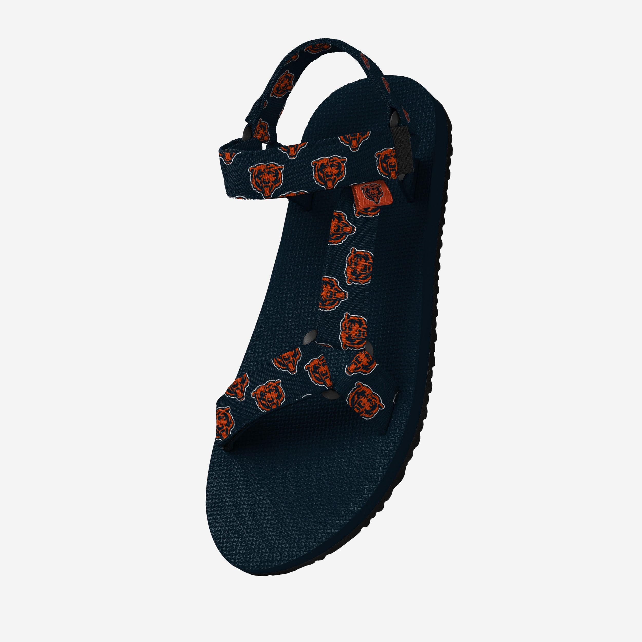 Gorgeous Chicago Bears Women's Repeat Logo Strap Sandals - Show Your Fandom!