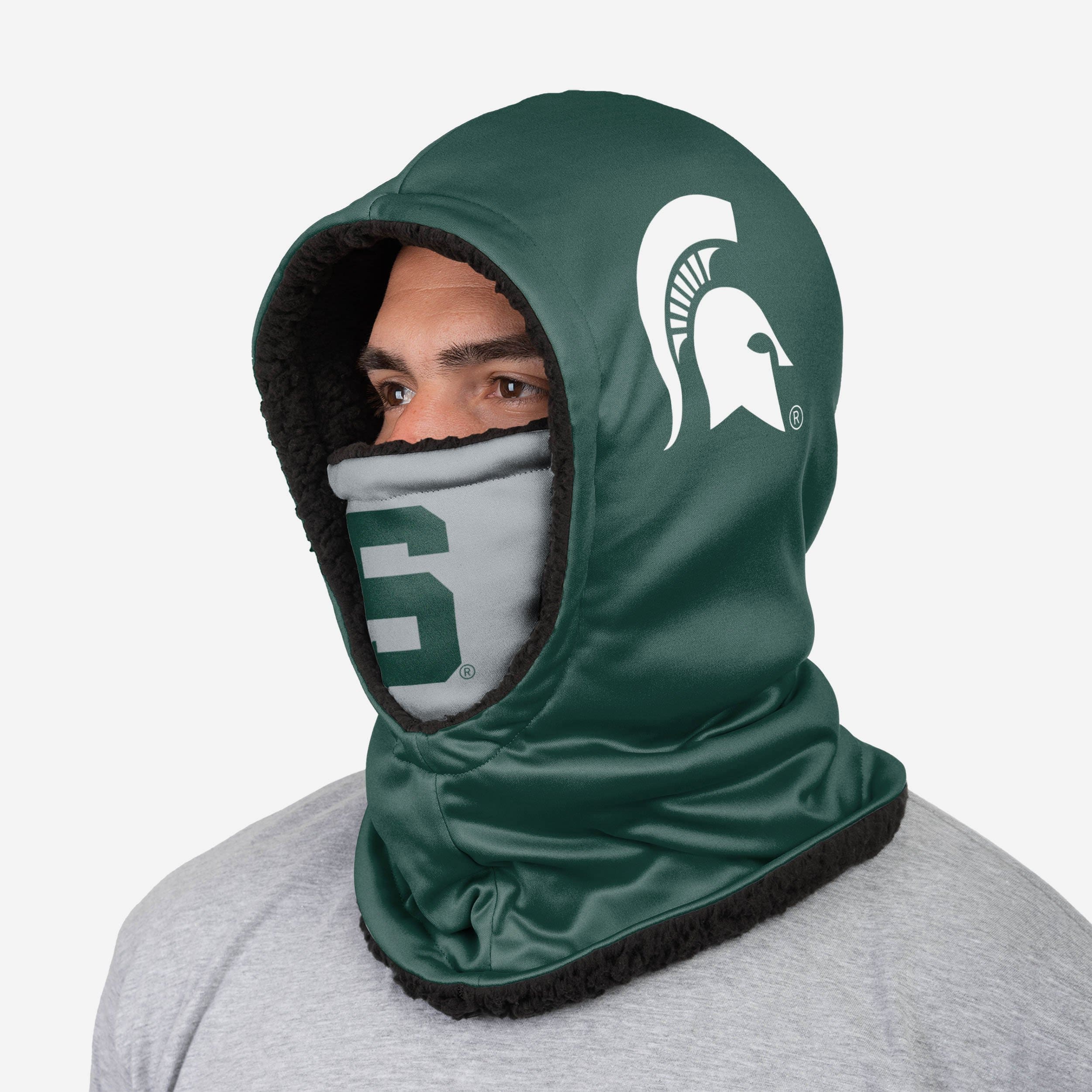 Michigan State Spartans Thematic Hooded Gaiter - Show Your Team Spirit!