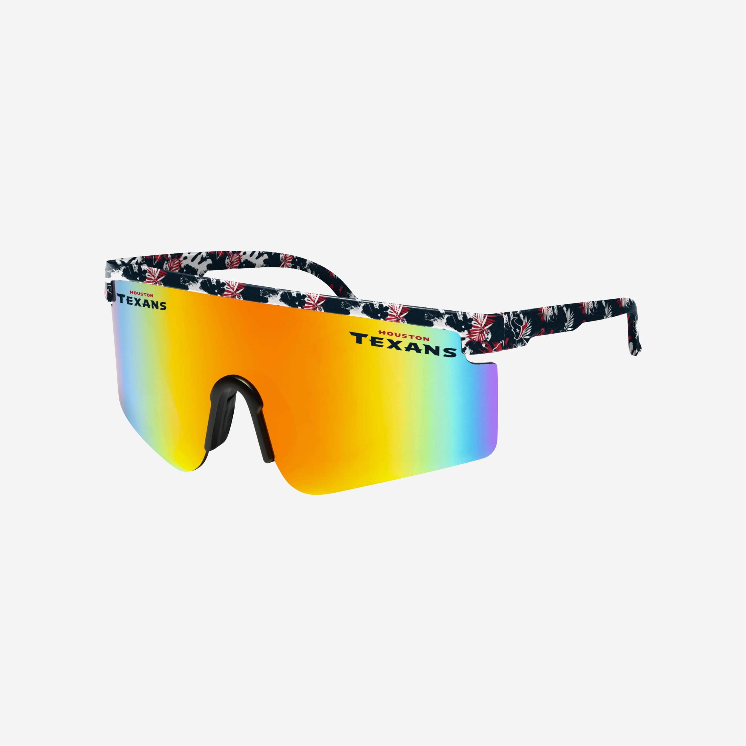 Stylish Houston Texans Floral Large Frame Sunglasses