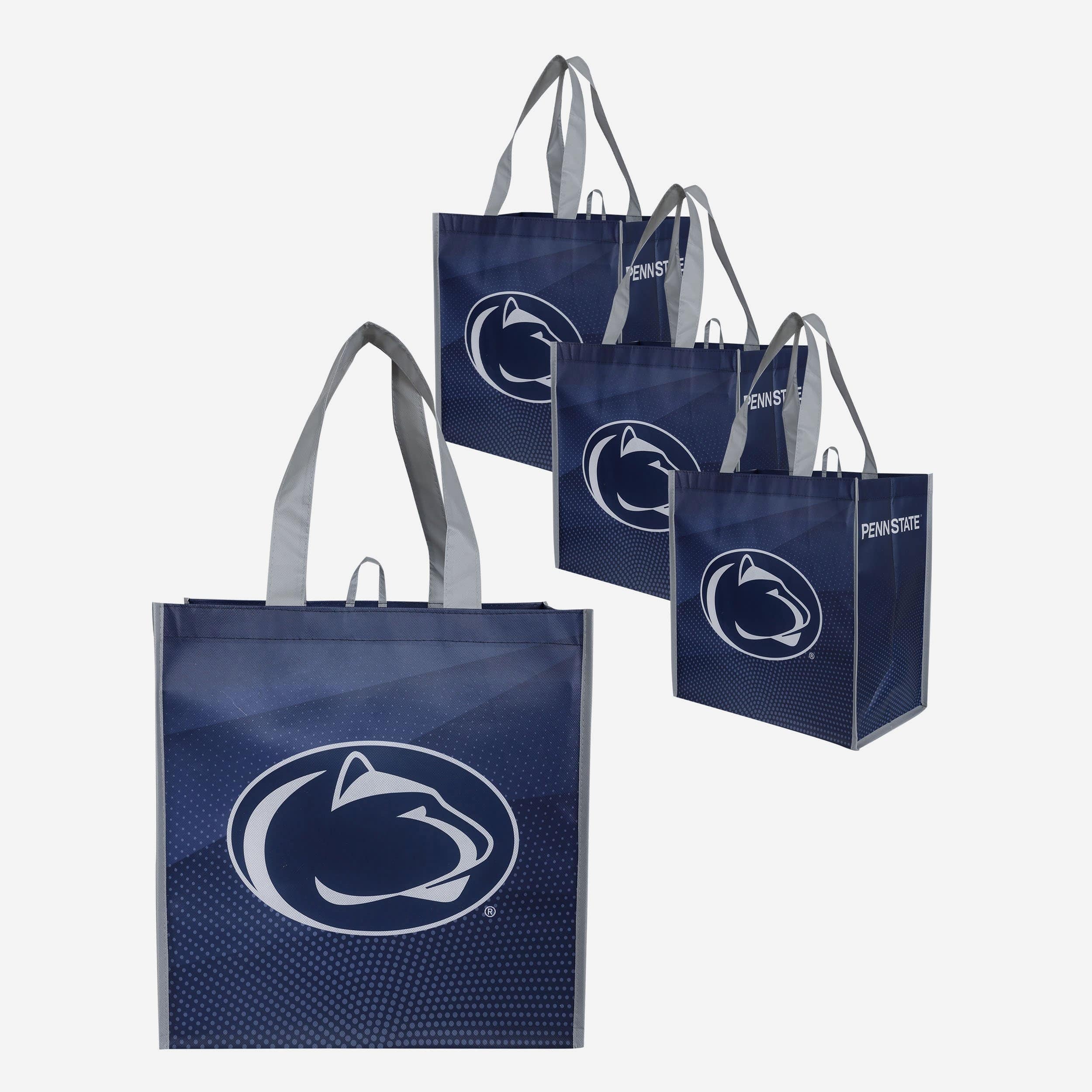 Penn State Nittany Lions Reusable Shopping Bags - 4 Pack