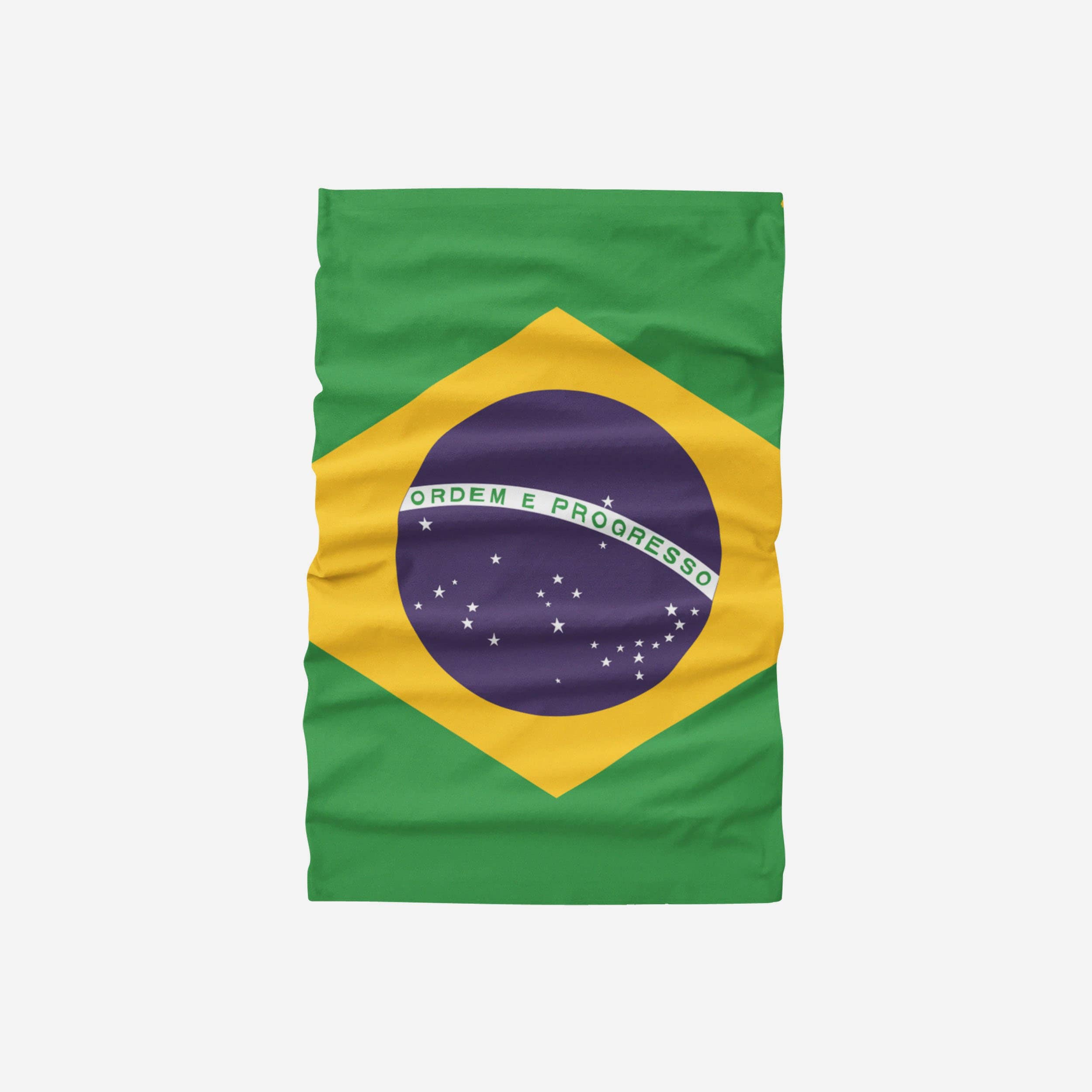 Brazilian Flag-Inspired Fashion Gaiter Scarf