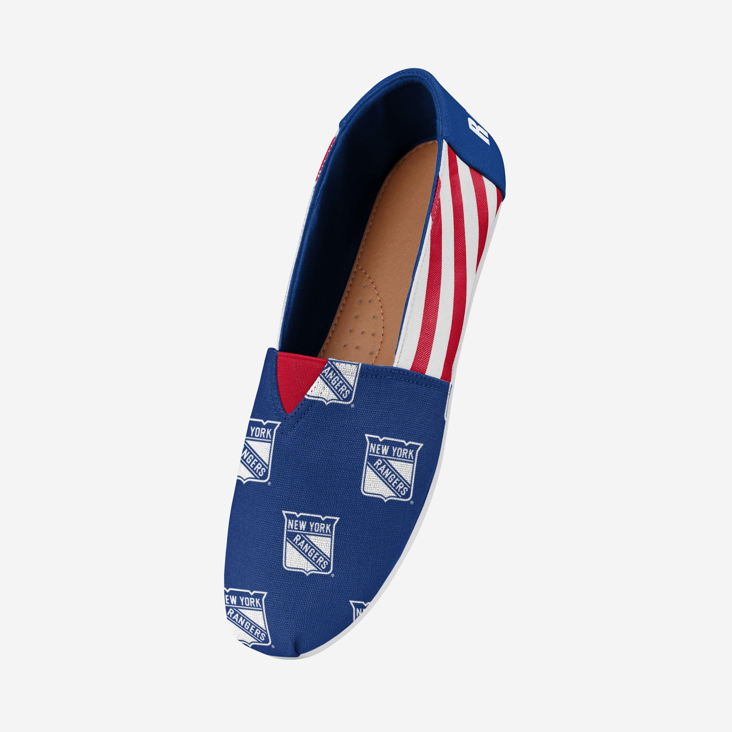 New York Rangers Stylish Women's Stripe Canvas Shoes