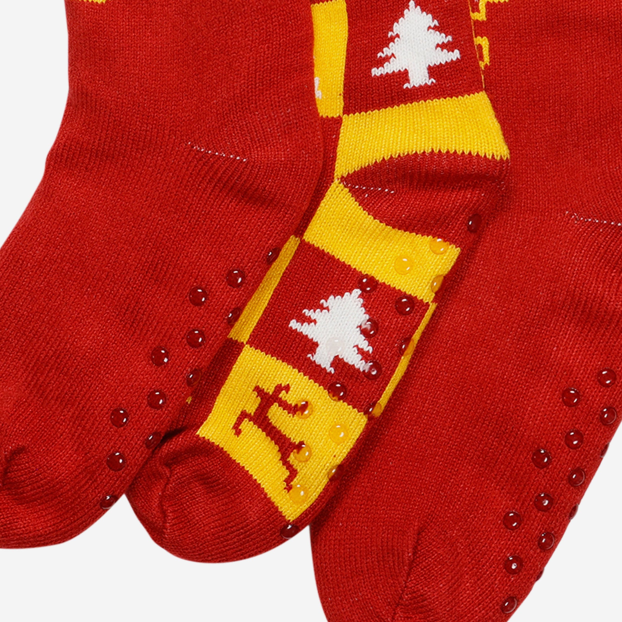 USC Trojans Women's 3-Pack Fanatic Footy Slipper Socks