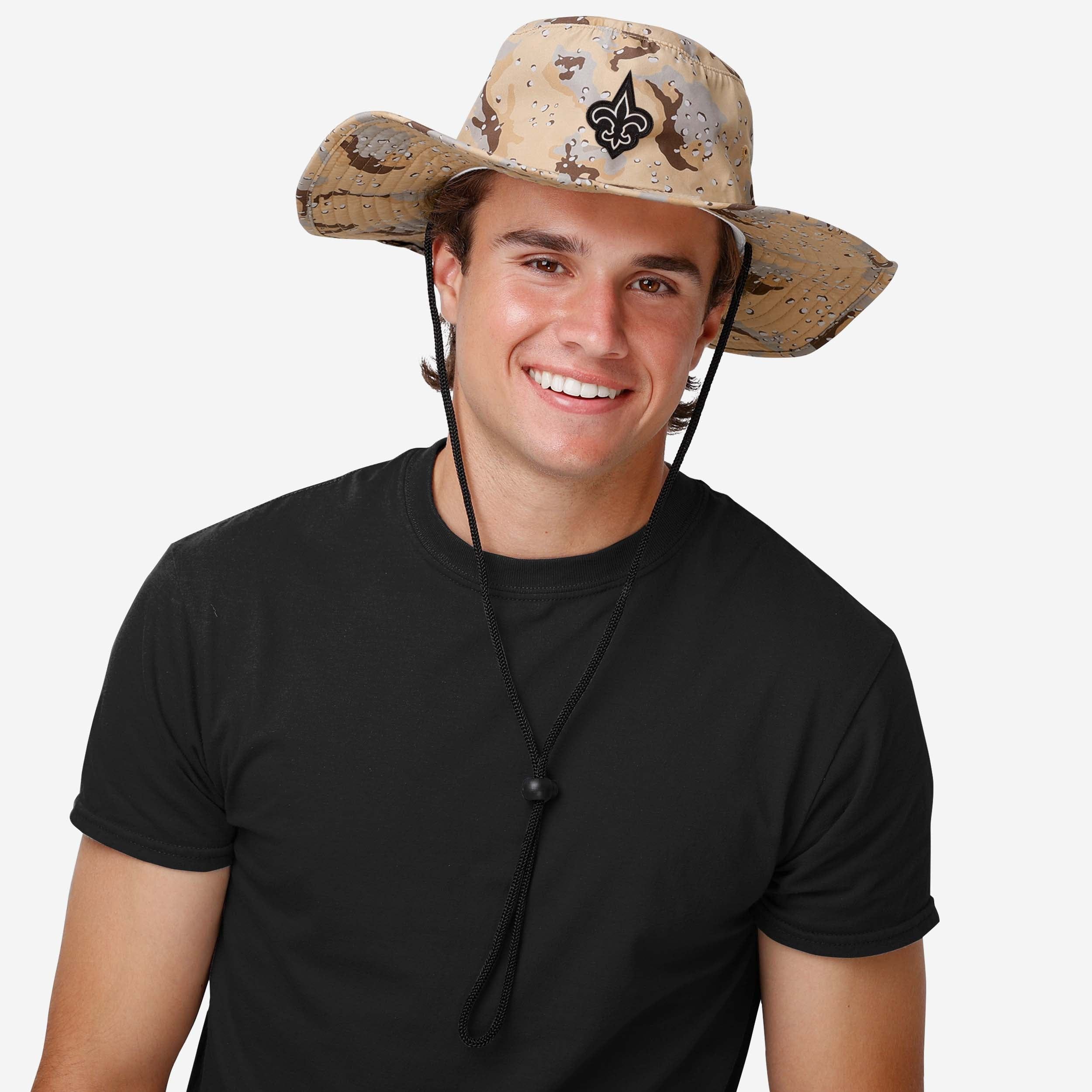 New Orleans Saints Dark Desert Camo Boonie Hat - Stylish Team Spirit