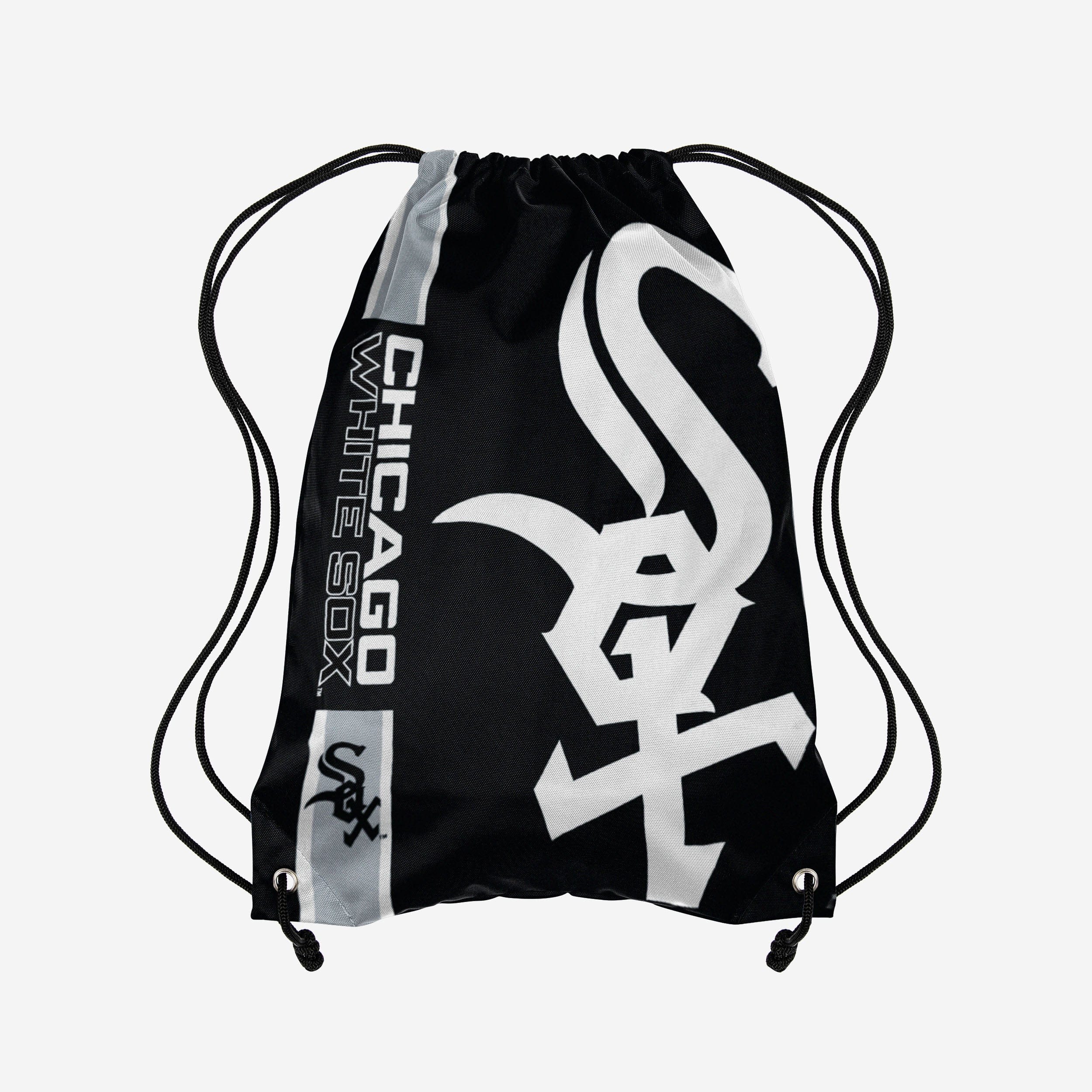 Chicago White Sox Big Logo Drawstring Backpack: Show Your Team Spirit!