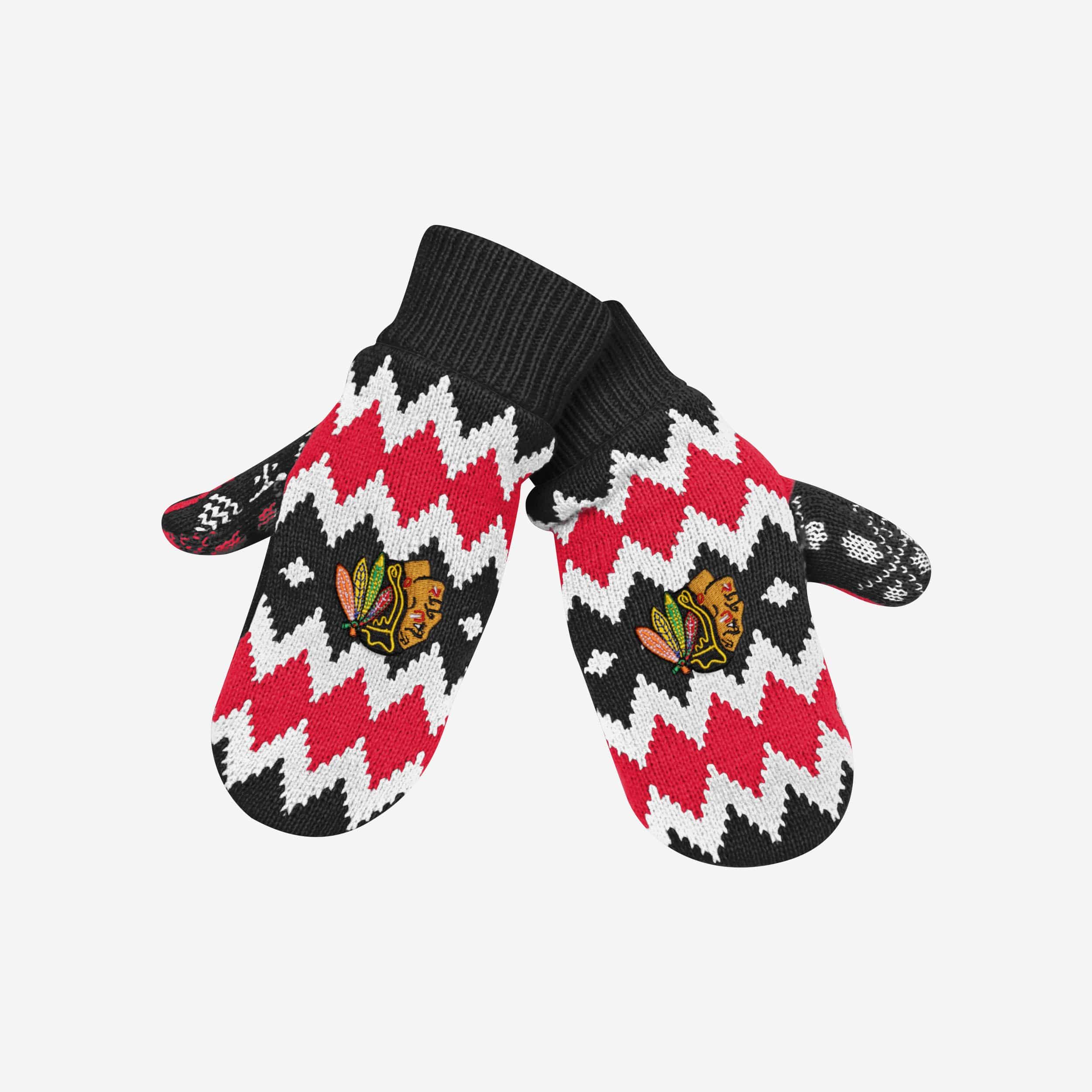 Chicago Blackhawks Stylish Fan Mittens