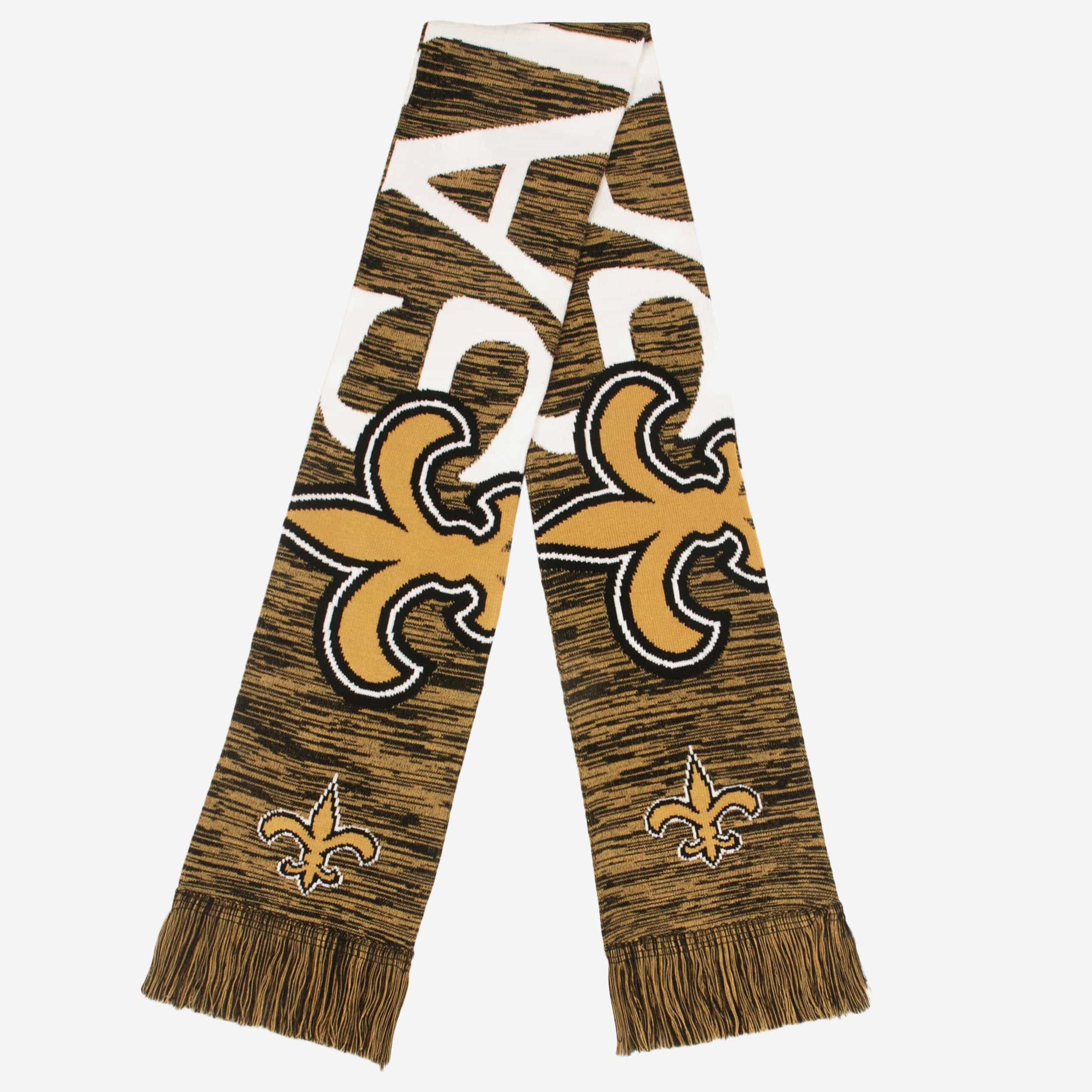 New Orleans Saints Stunning Wordmark Big Logo Colorblend Scarf
