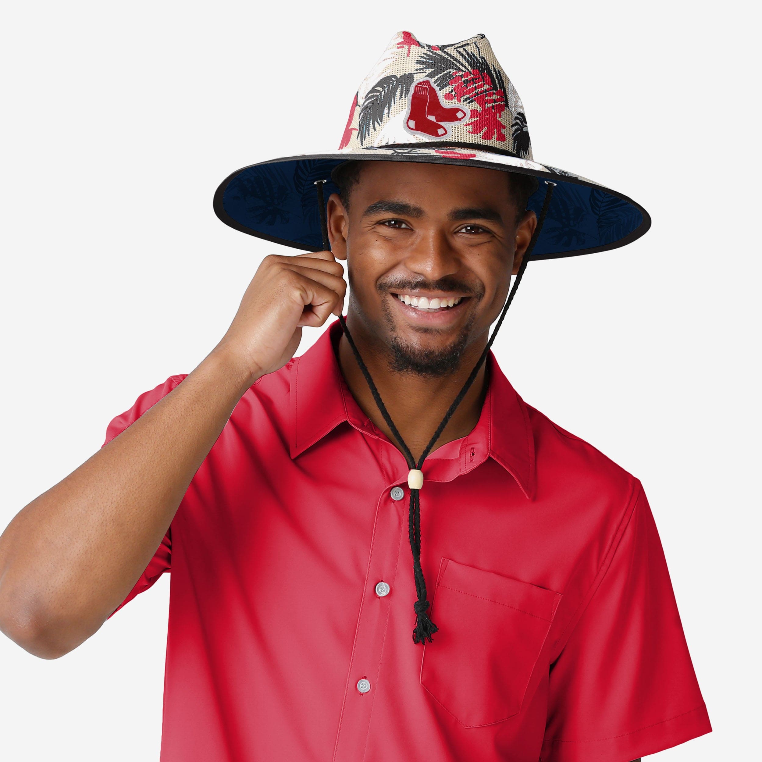 Gorgeous Boston Red Sox Floral Straw Hat - Grab Yours Now!