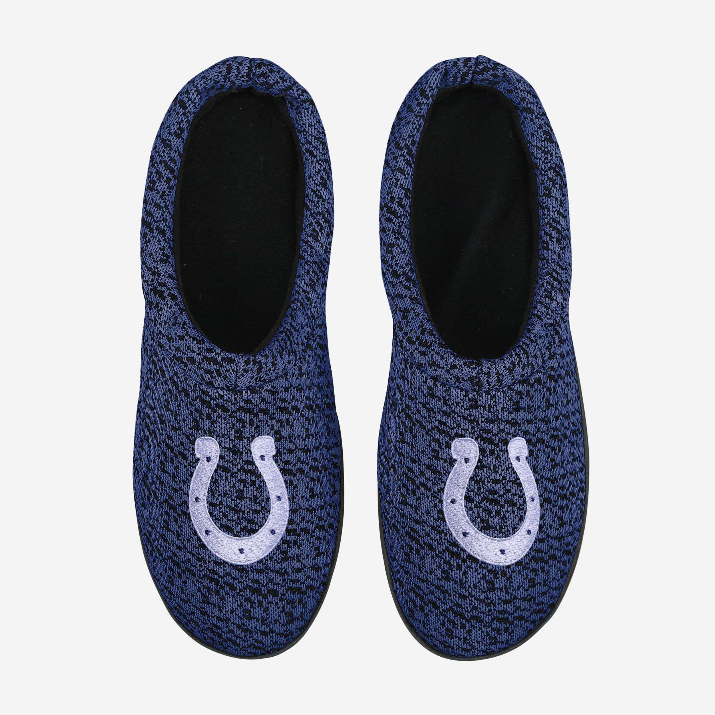 Exciting Indianapolis Colts Poly Knit Cup Sole Slippers