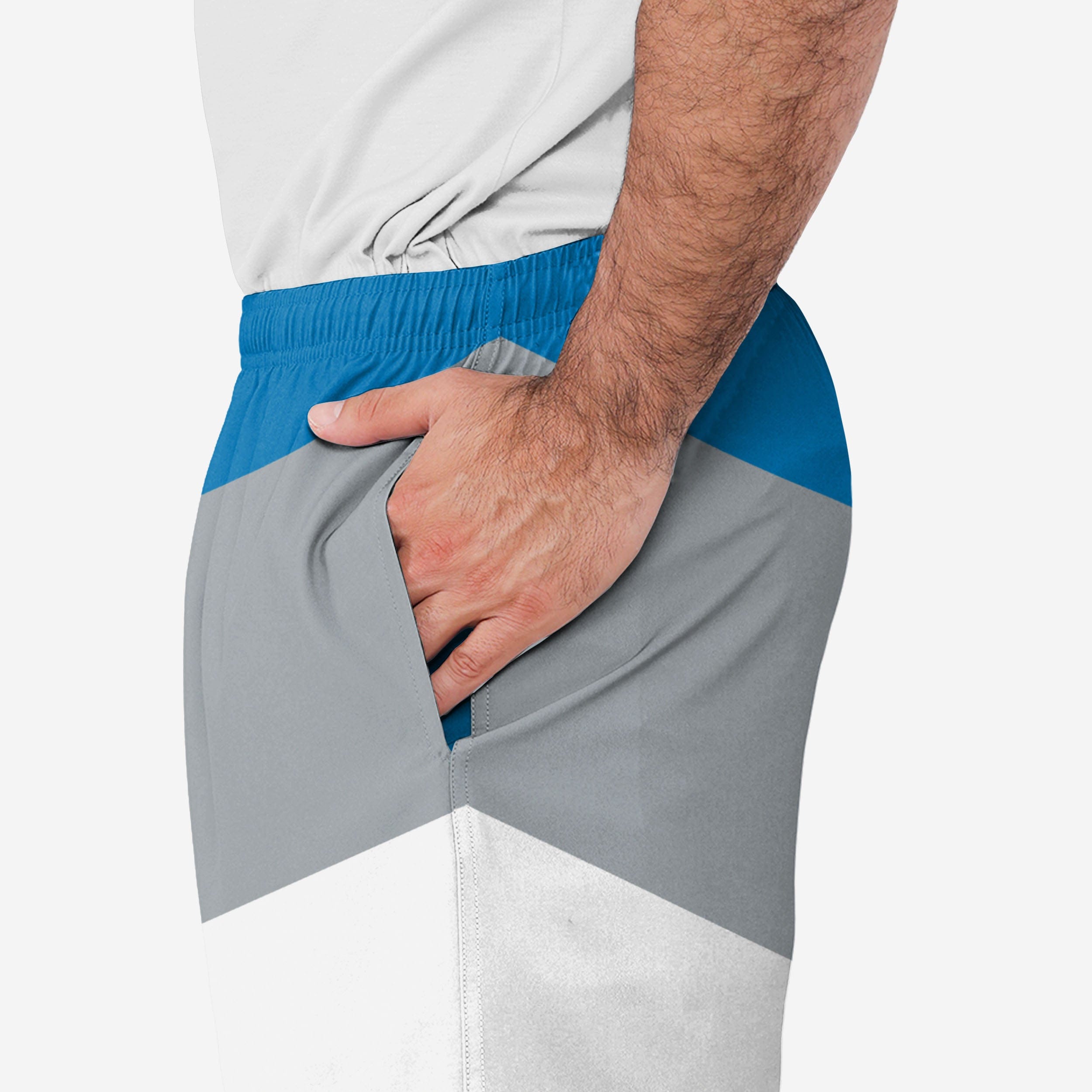 Detroit Lions Colorblock Double - Down Training Shorts: Unleash Your Team Spirit!