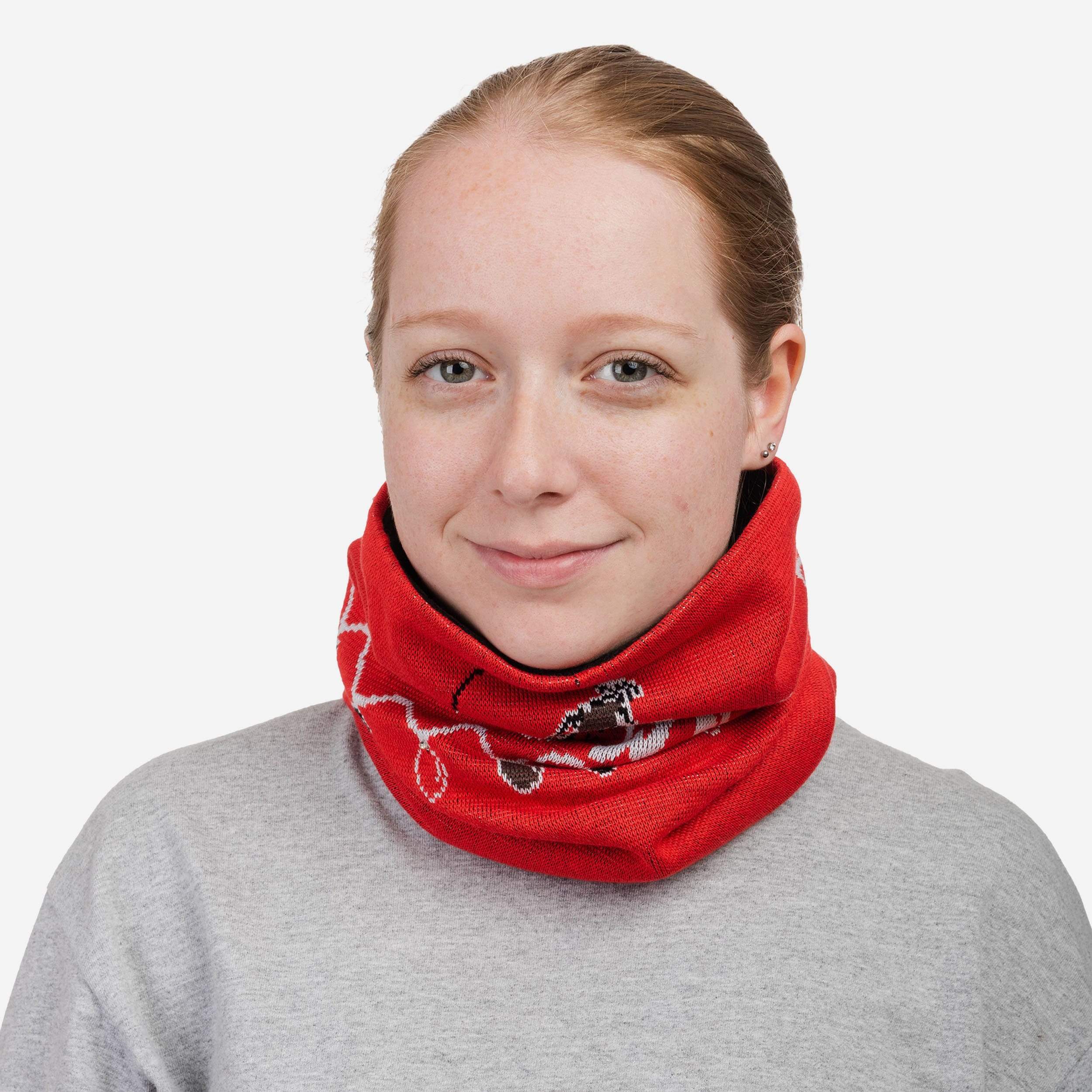 Light Up Cleveland Browns Knit Gaiter Scarf - Show Your Team Spirit!