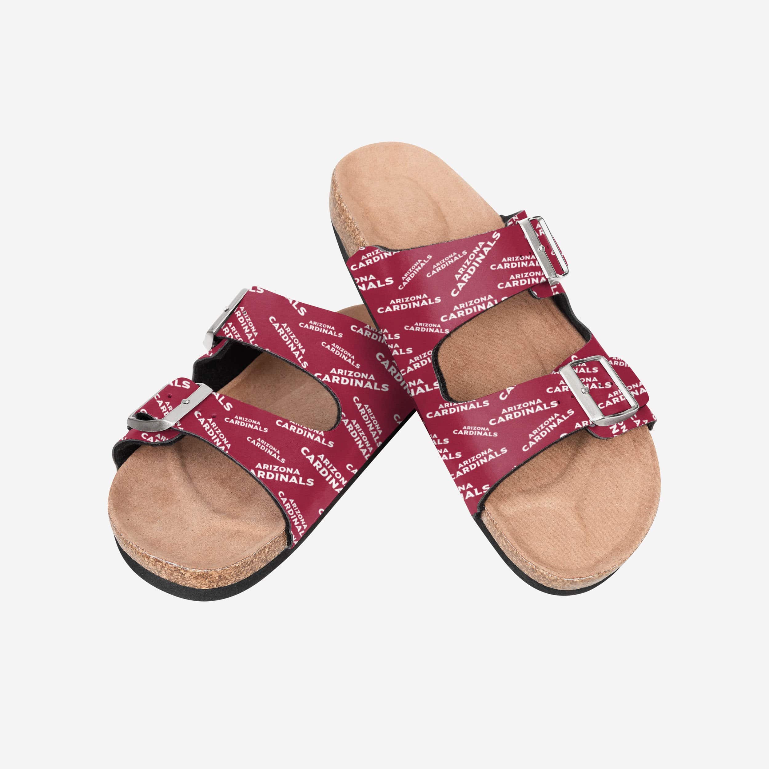 Arizona Cardinals Women's Mini Print Double Buckle Sandals: Step Up Your Style!