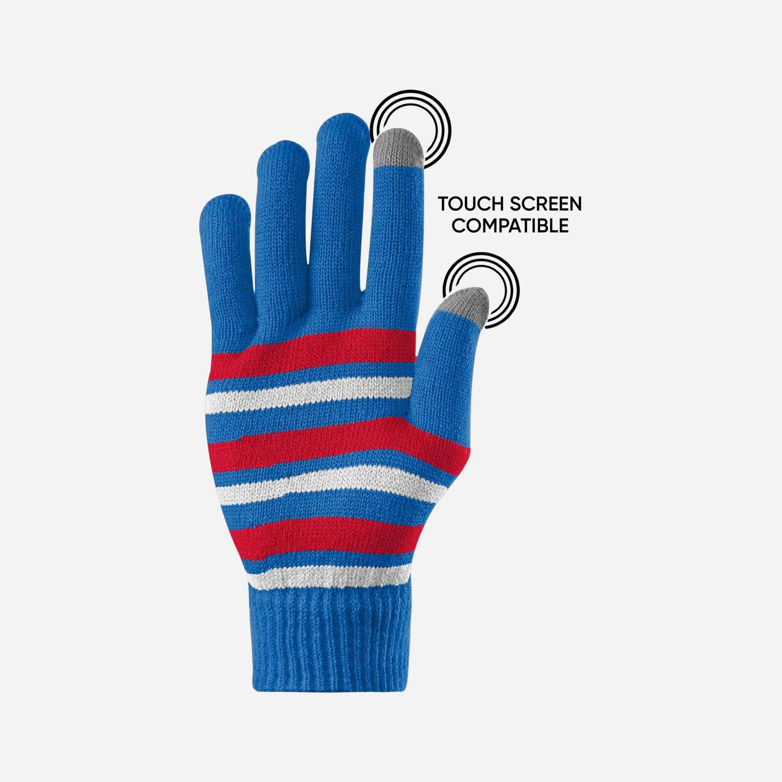 New York Rangers Stylish Stretch Gloves for Game Days