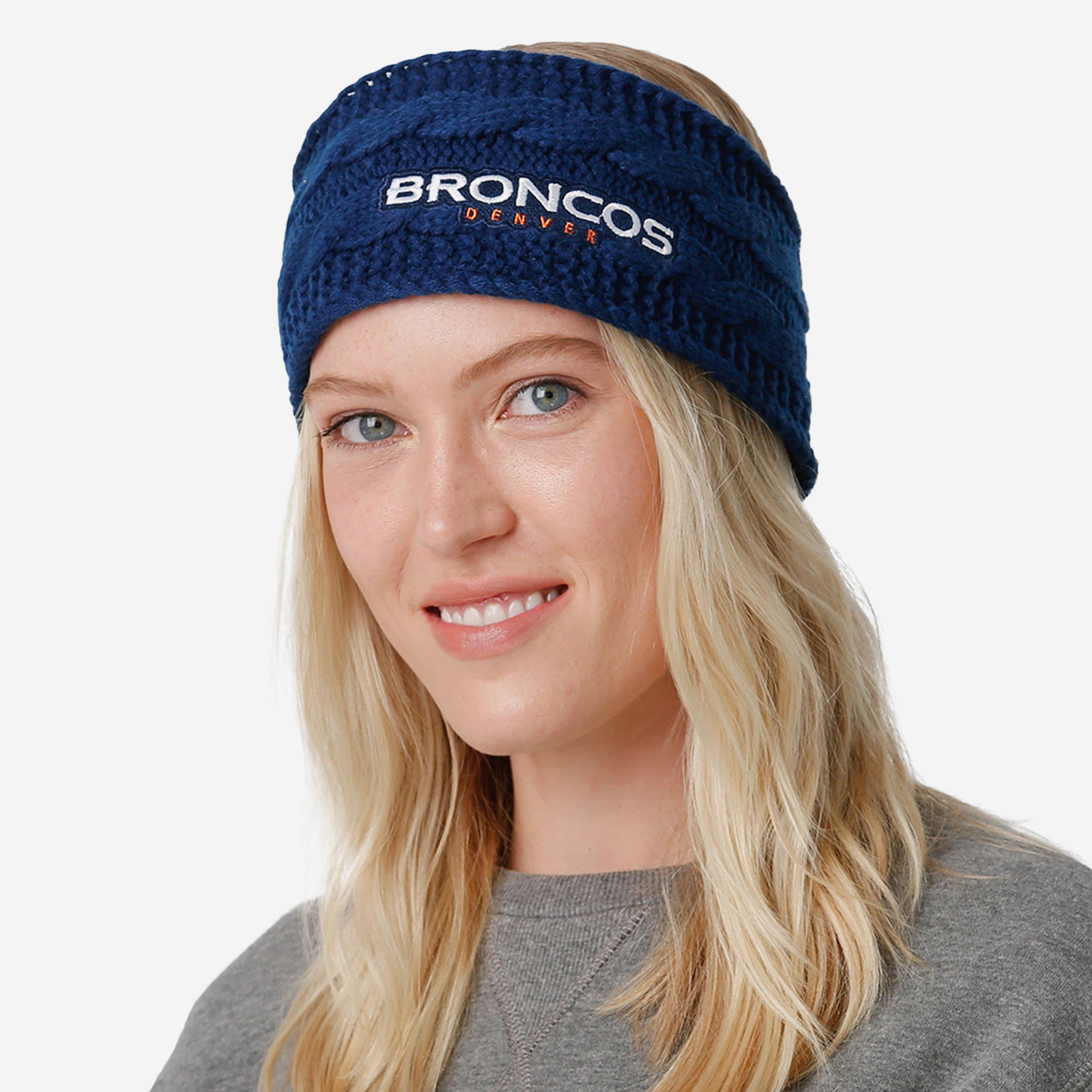 Denver Broncos Stylish Women's Knit Fit Headband