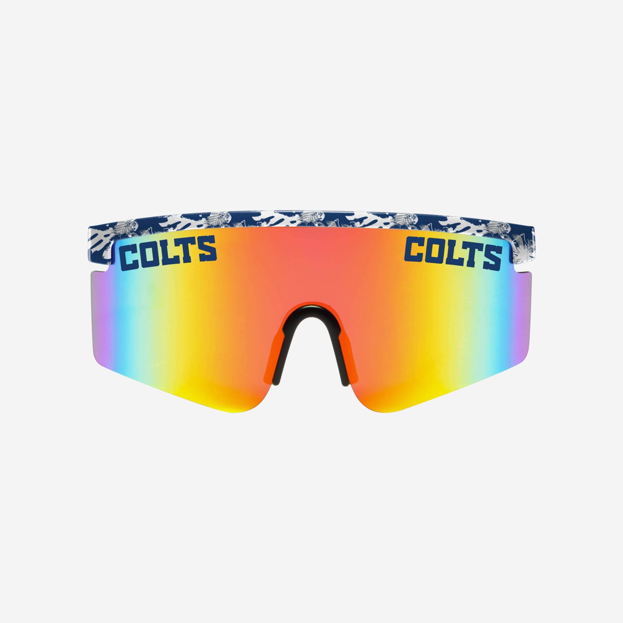 Stylish Indianapolis Colts Floral Large Frame Sunglasses