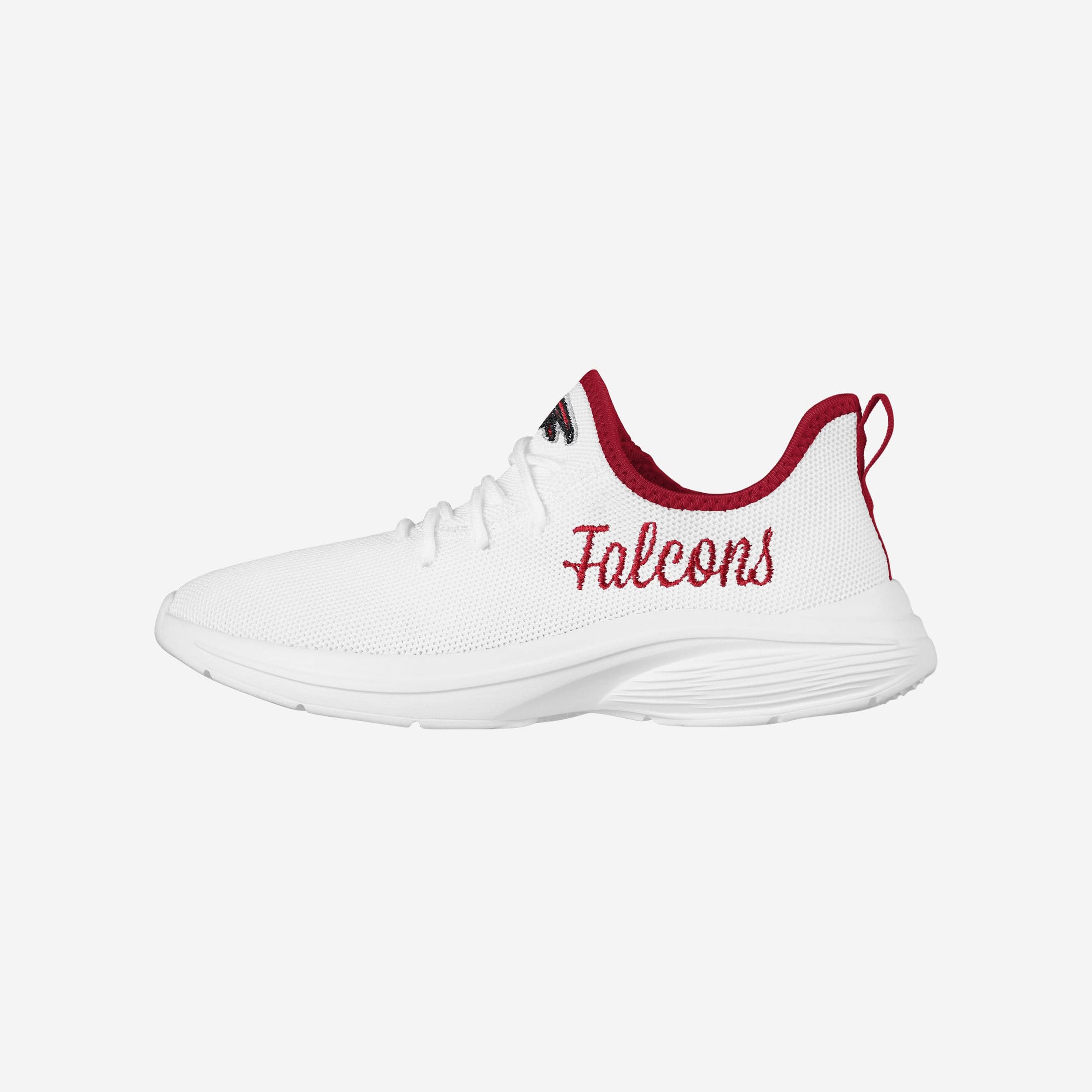 Atlanta Falcons Women's Stylish White Midsole Sneakers